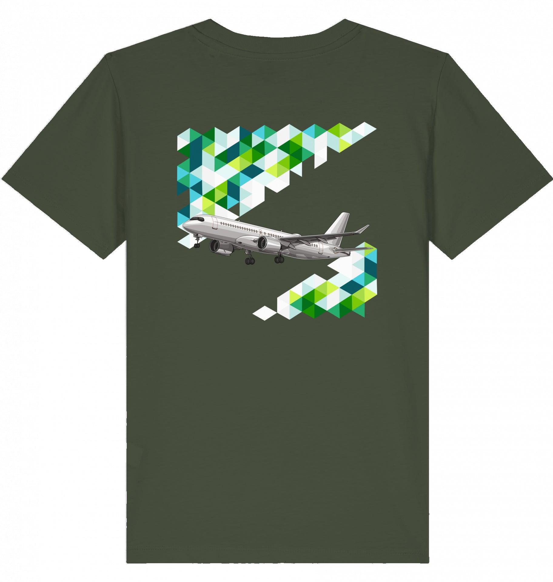 Airbus A220 Kinder Tshirt, KidS Shirt Airbus A220, Fllugzeug Tshirt Kinder, Aviation Fashion Kinder
