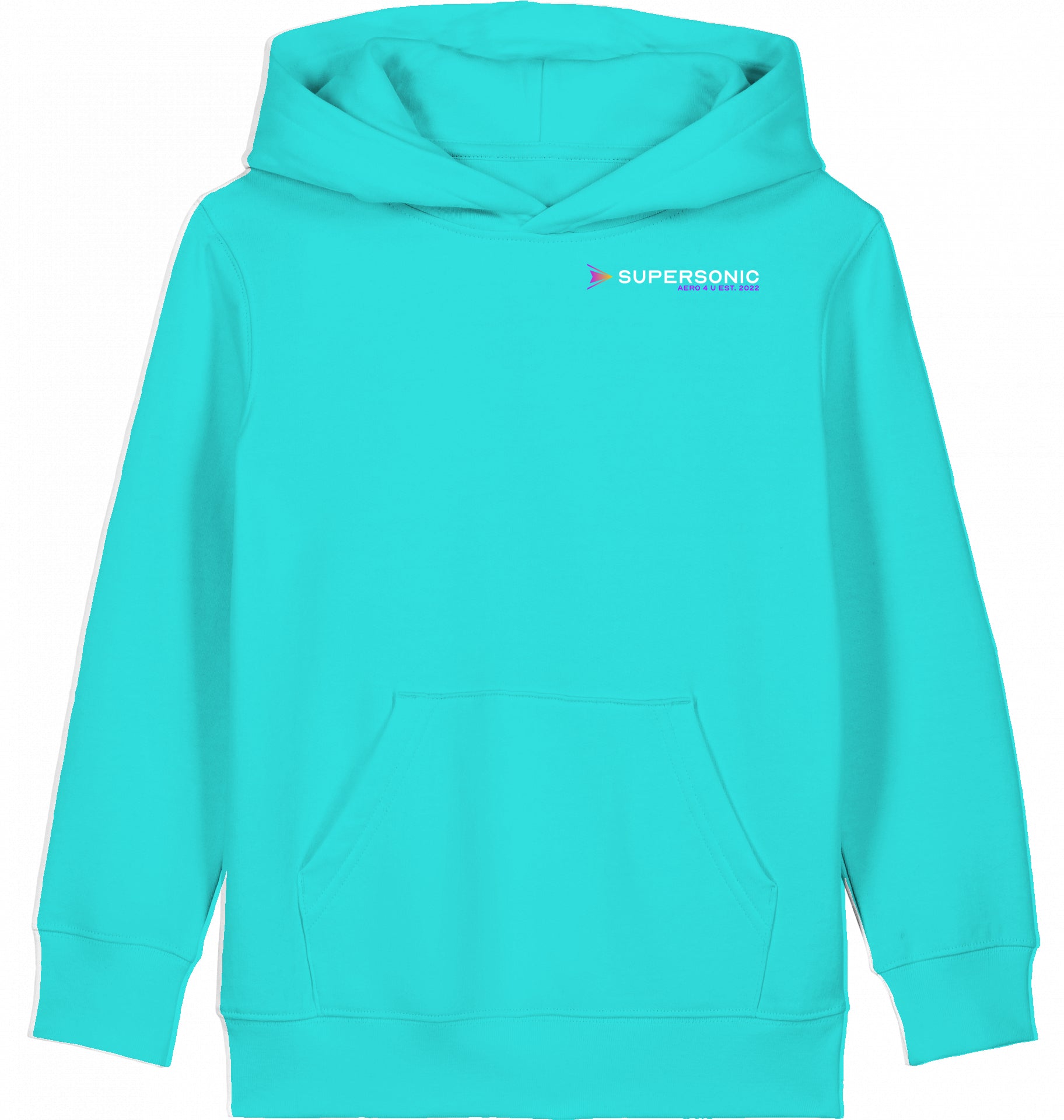 Aviation Kids Flugzeug Hoodie Northrop B2 Spirit Silent Hunter Pool Blue für Piloten, Crews, Kinder & Planespotter made by SUPERSONIC aero 4U