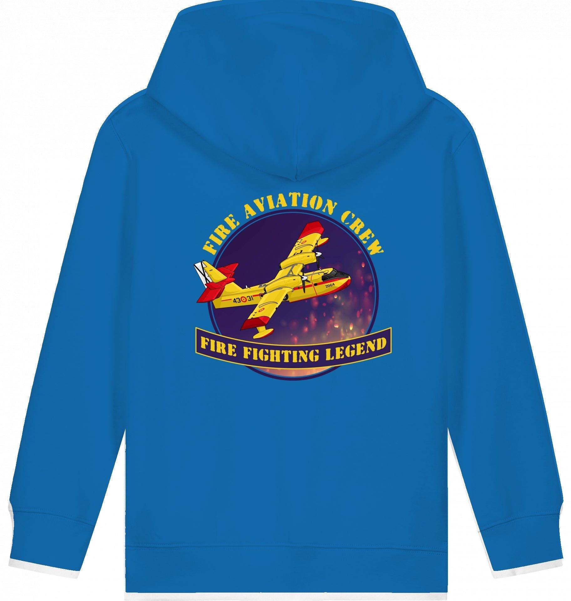 Aviation Kids Hoodie CL-412 Fire Fighting Legend für Piloten, Crews, Kinder & Planespotter made by SUPERSONIC aero 4U