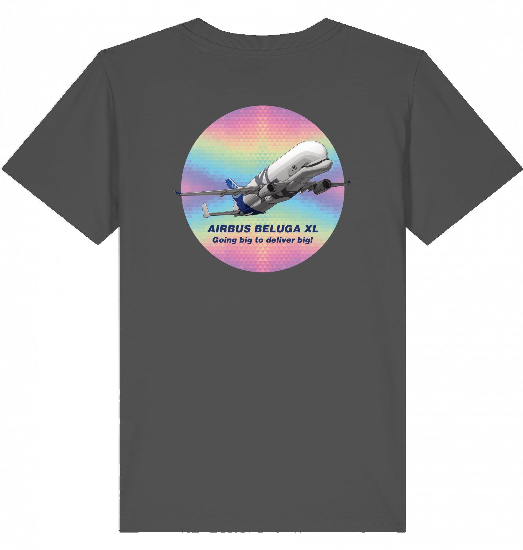 Aviation T-Shirt Airbus Beluga XL Flugzeug, made by SUPERSONIC aero 4U, Flugzeug Tshirt Kinder, Beluga XL Flugzeug Shirt, Airbus Kinder Tshirt, Airbus Beluga XL Kids Tshirt