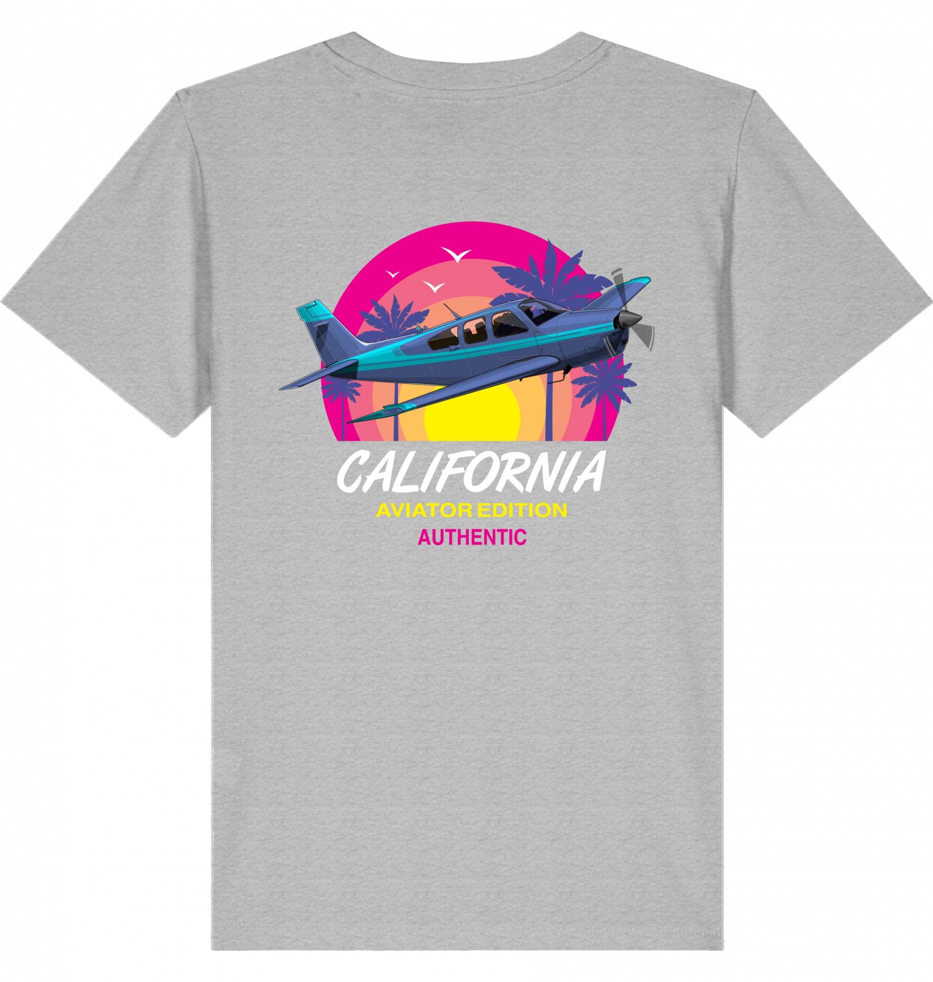 Flugzeug Tshirt Kinder, Mooney M20 Tshirt Kinder, Aviation Tshirt Kinder, California Aviation Tshirt