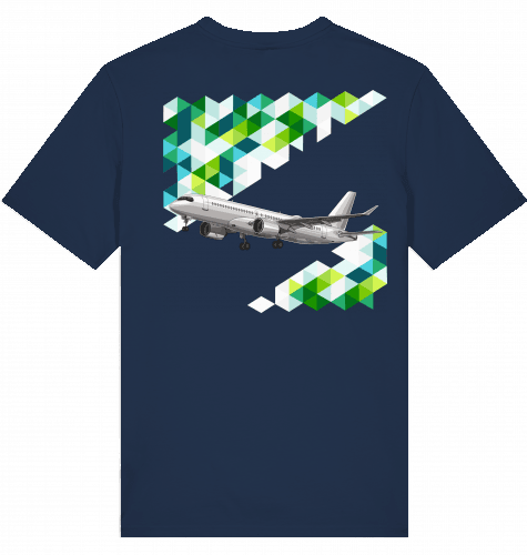 Aviation Flugzeug T-Shirt "Airbus A220 Lovers" für Flight & Cabin Crews French Navy für Piloten, Crews, Kinder & Planespotter made by SUPERSONIC aero 4U