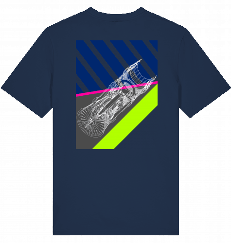 Aviation Flugzeug T-Shirt "Aircraft Engine" Aircraft Mechanic Shirt French Navy für Piloten, Crews, Kinder & Planespotter made by SUPERSONIC aero 4U