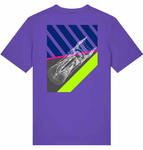 Aviation Flugzeug T-Shirt "Aircraft Engine" Aircraft Mechanic Shirt Purple Love für Piloten, Crews, Kinder & Planespotter made by SUPERSONIC aero 4U