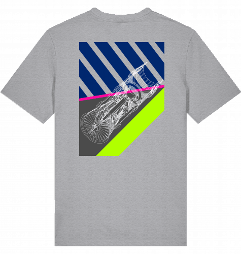 Aviation Flugzeug T-Shirt "Aircraft Engine" Aircraft Mechanic Shirt Mid Heather Grey für Piloten, Crews, Kinder & Planespotter made by SUPERSONIC aero 4U