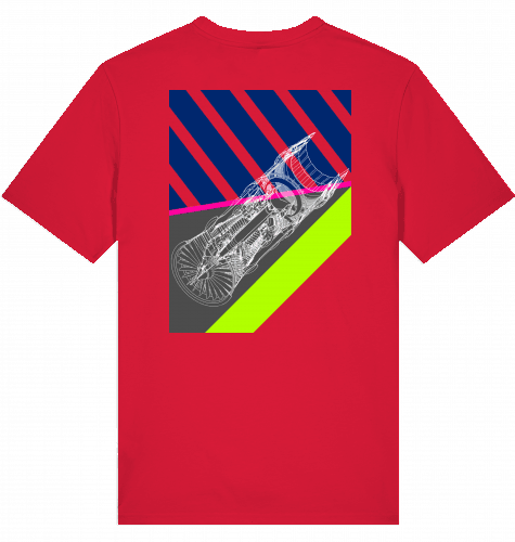 Aviation Flugzeug T-Shirt "Aircraft Engine" Aircraft Mechanic Shirt Red für Piloten, Crews, Kinder & Planespotter made by SUPERSONIC aero 4U