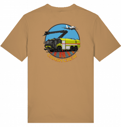 Aviation Airport T-Shirt "Airport Fire Rescue ARFF - Crash Crew" für Aviators Latte für Piloten, Crews, Kinder & Planespotter made by SUPERSONIC aero 4U