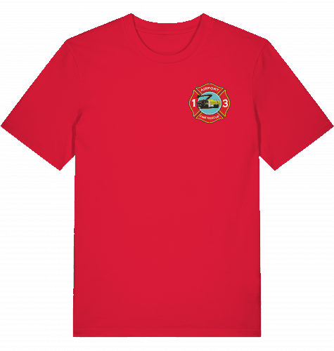 Aviation Airport T-Shirt "Airport Fire Rescue ARFF - Crash Crew" für Aviators für Piloten, Crews, Kinder & Planespotter made by SUPERSONIC aero 4U