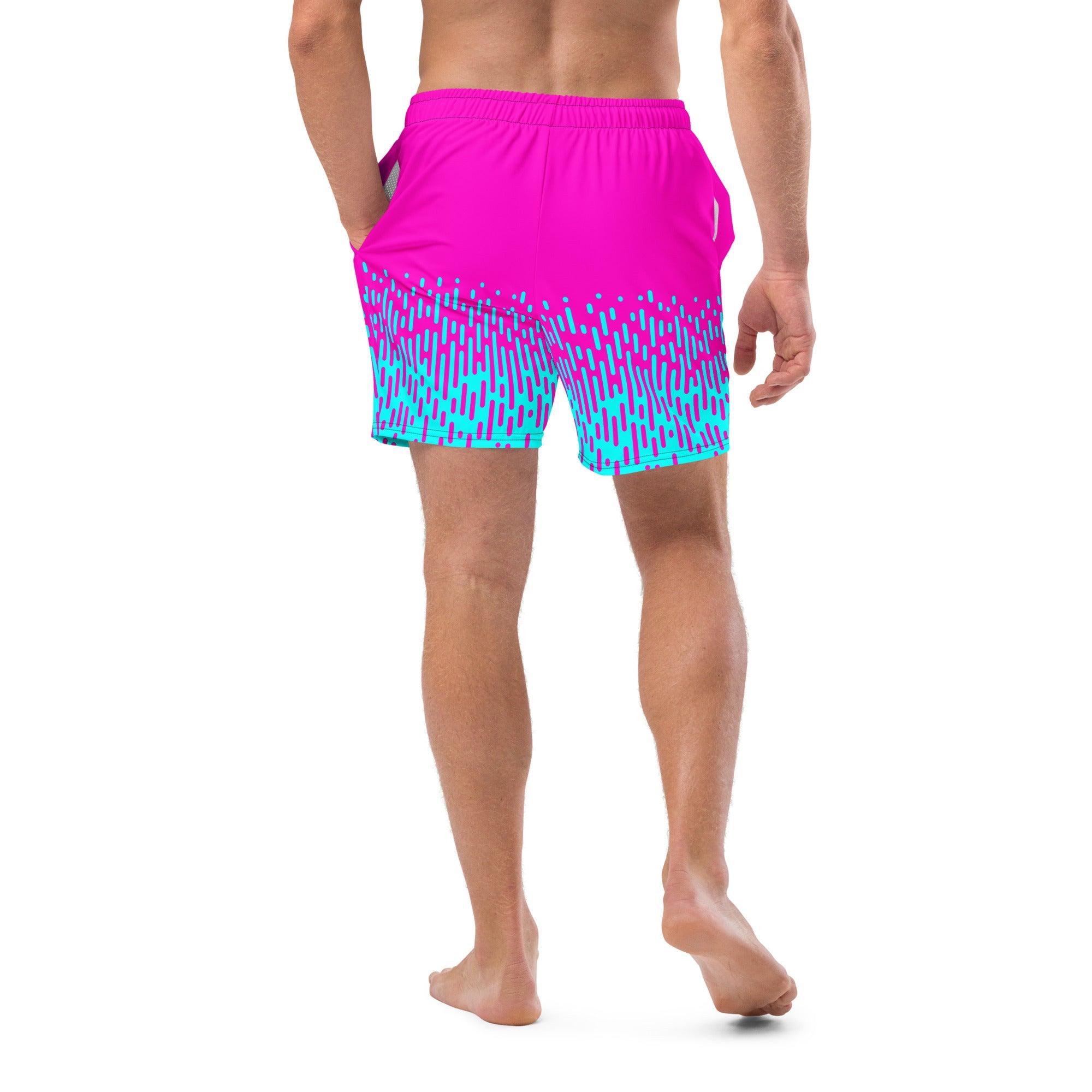 Aviation Badeshorts "Airbus A320neo Fleet" pink/blau für Piloten, Crews, Kinder & Planespotter made by SUPERSONIC aero 4U