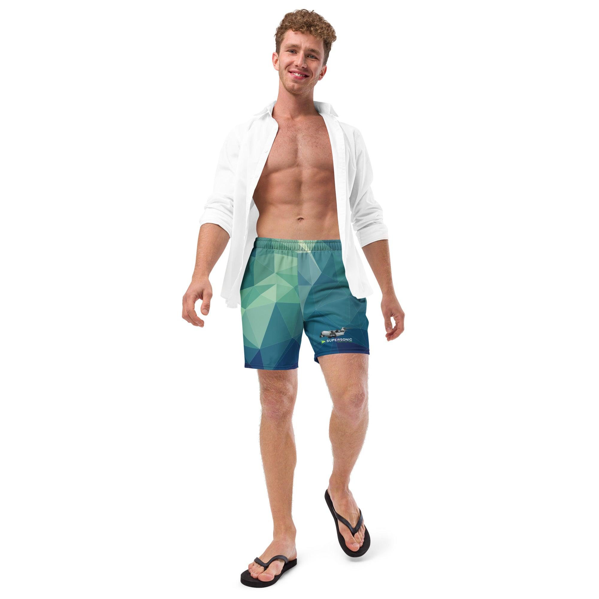 Aviation Badeshorts "Airbus A400M Military Transporter" für Piloten, Crews, Kinder & Planespotter made by SUPERSONIC aero 4U