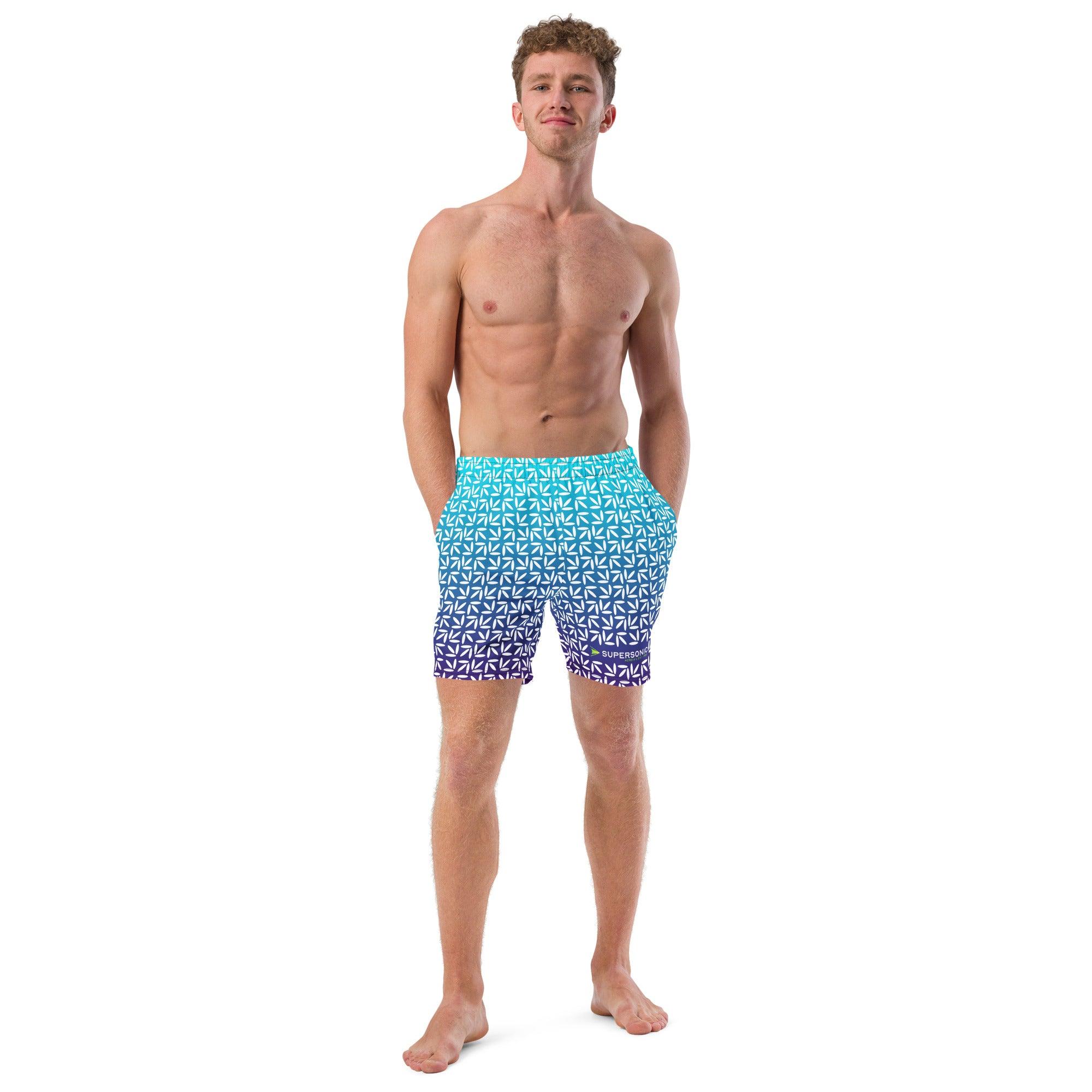 Aviation Badeshorts "abstract Flowers" für Piloten, Crews, Kinder & Planespotter made by SUPERSONIC aero 4U