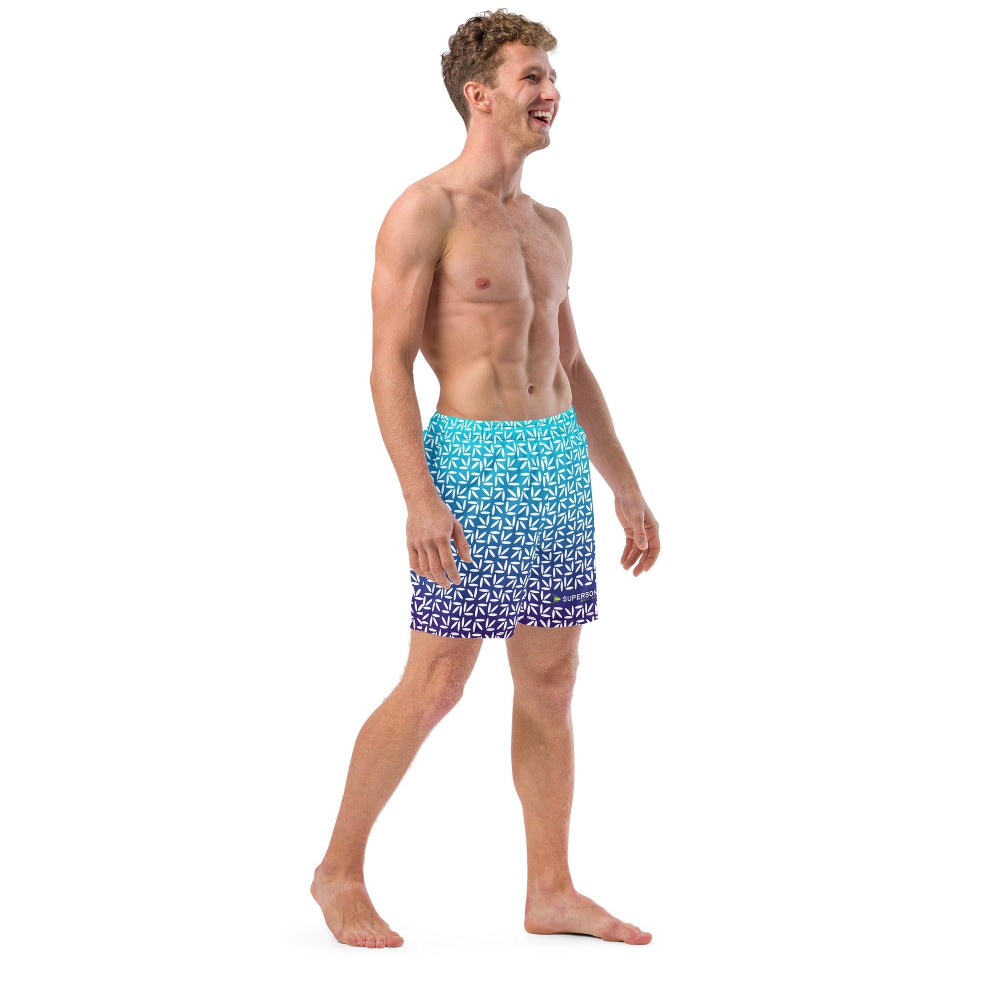 Aviation Badeshorts "abstract Flowers" für Piloten, Crews, Kinder & Planespotter made by SUPERSONIC aero 4U