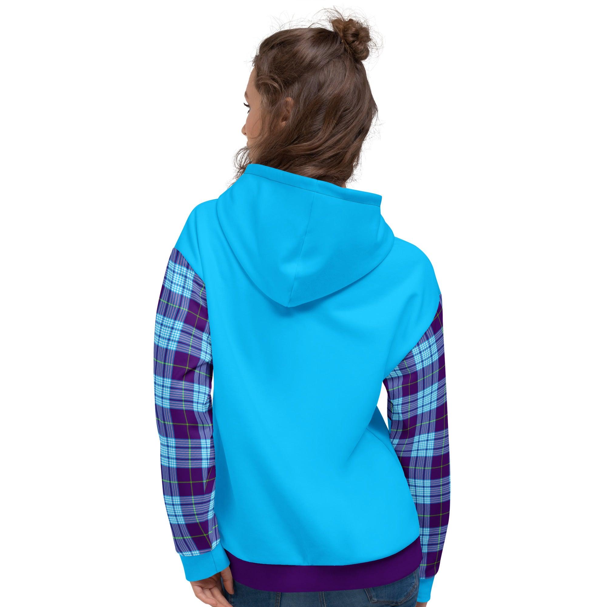 Aviation Summer Hoodie Aviation - Sportkaro blue für Piloten, Crews, Kinder & Planespotter made by SUPERSONIC aero 4U