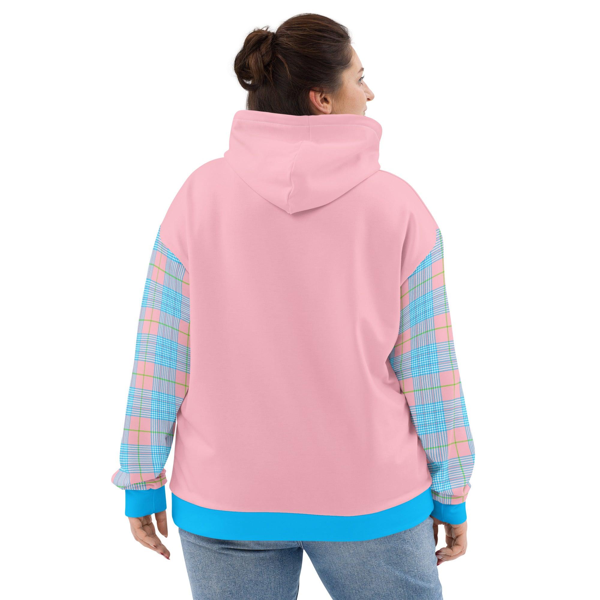 Aviation Summer Aviation Hoodie - Sportkaro pink für Piloten, Crews, Kinder & Planespotter made by SUPERSONIC aero 4U