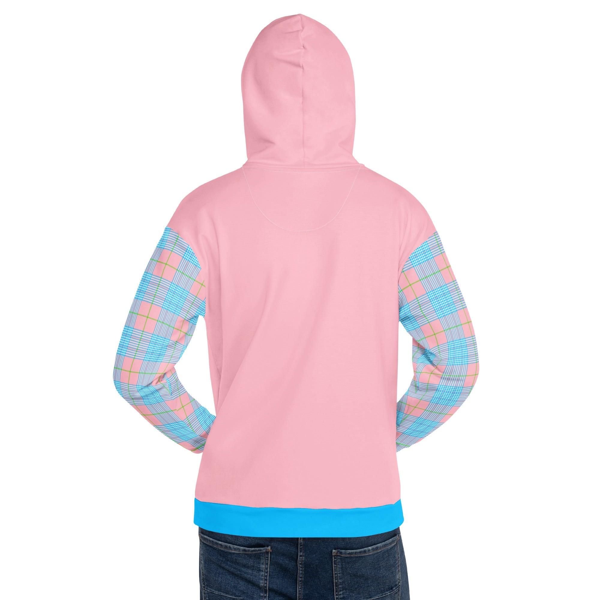 Aviation Summer Aviation Hoodie - Sportkaro pink für Piloten, Crews, Kinder & Planespotter made by SUPERSONIC aero 4U
