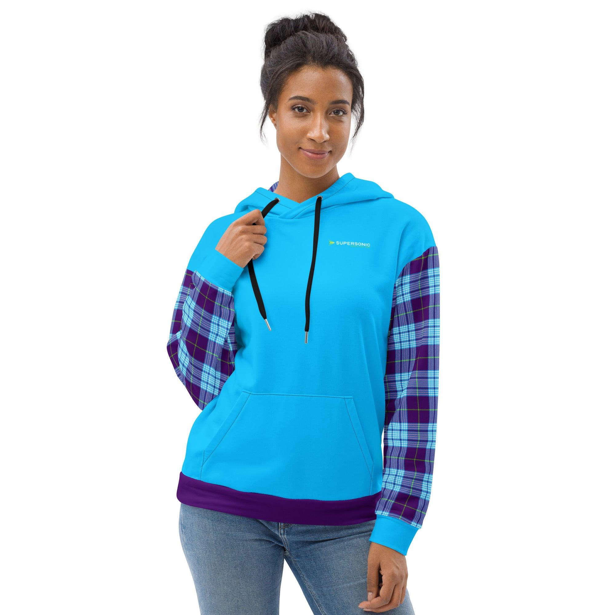 Aviation Summer Hoodie Aviation - Sportkaro blue 6XL für Piloten, Crews, Kinder & Planespotter made by SUPERSONIC aero 4U