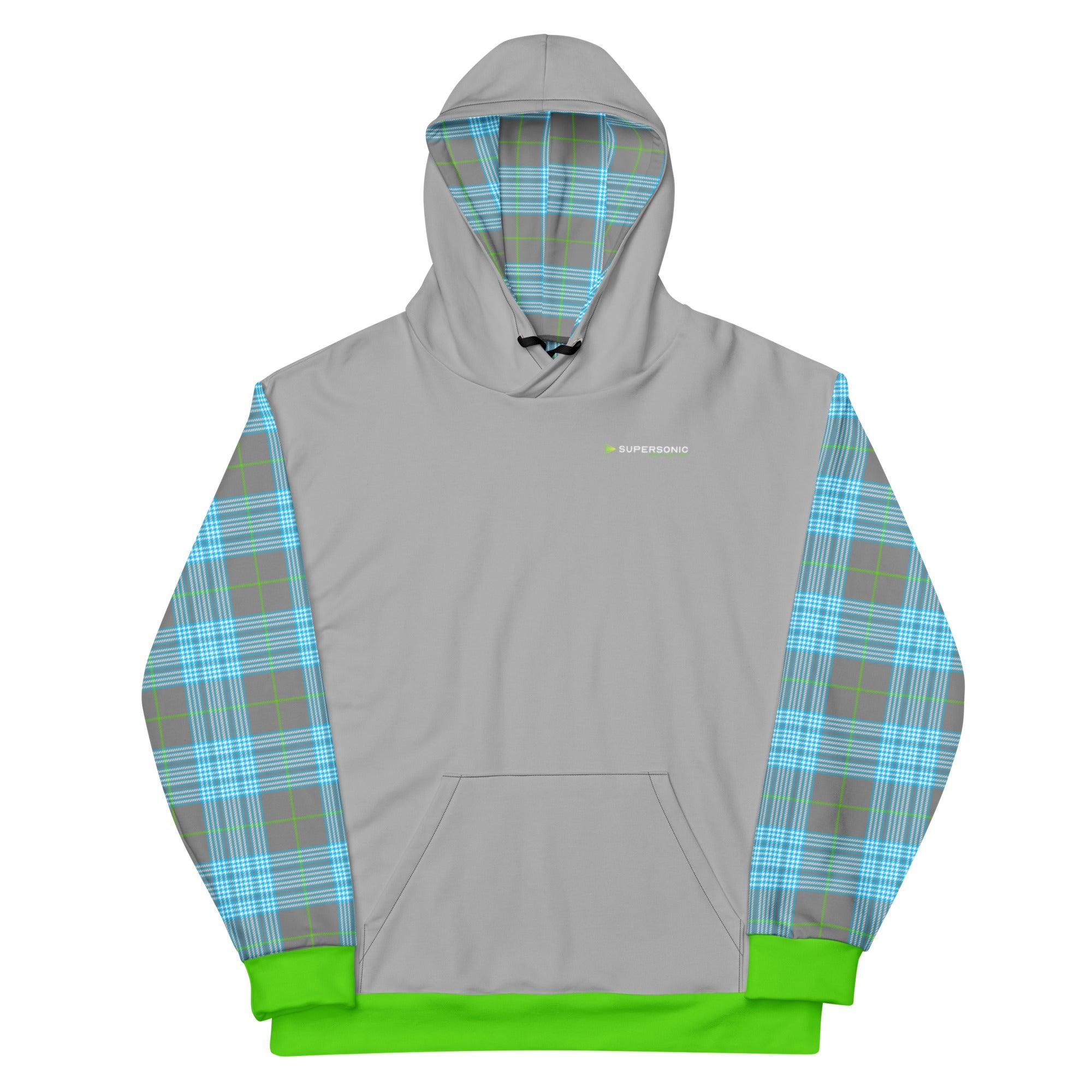 Aviation Summer Aviation Hoodie - Sportkaro - grau für Piloten, Crews, Kinder & Planespotter made by SUPERSONIC aero 4U