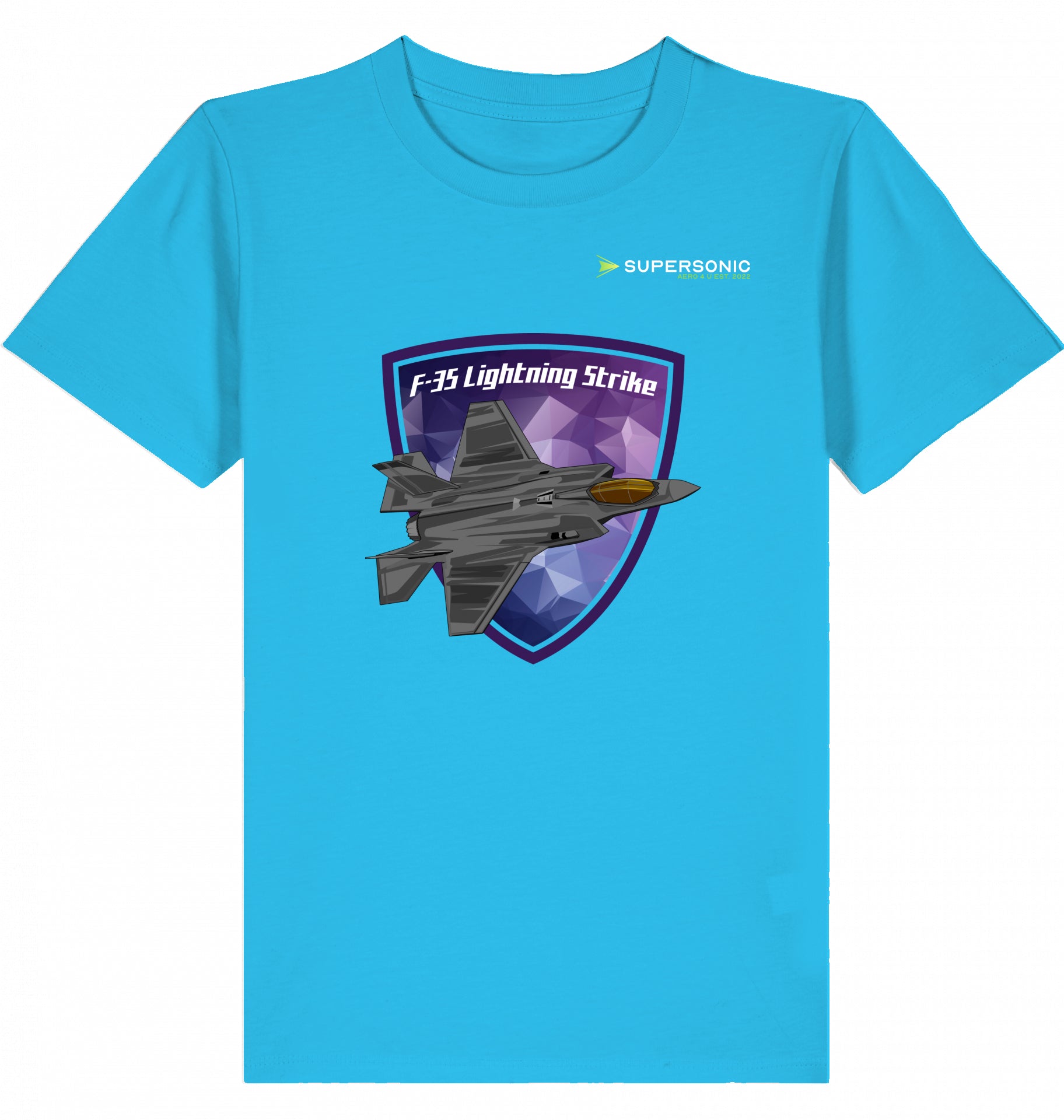 F35 Kinder Tshirt, F35 Lightning Strike Shirt, Fighterjet Tshirt Kinder