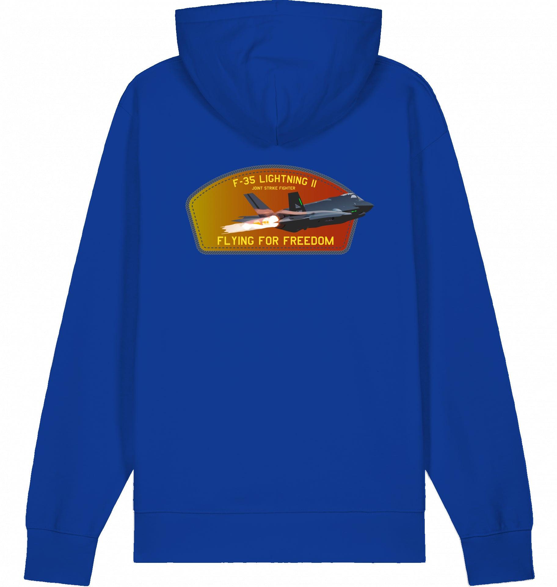 Aviation Flugzeug Hoodie F-35 Lightning II Jet für Piloten, Crews, Kinder & Planespotter made by SUPERSONIC aero 4U