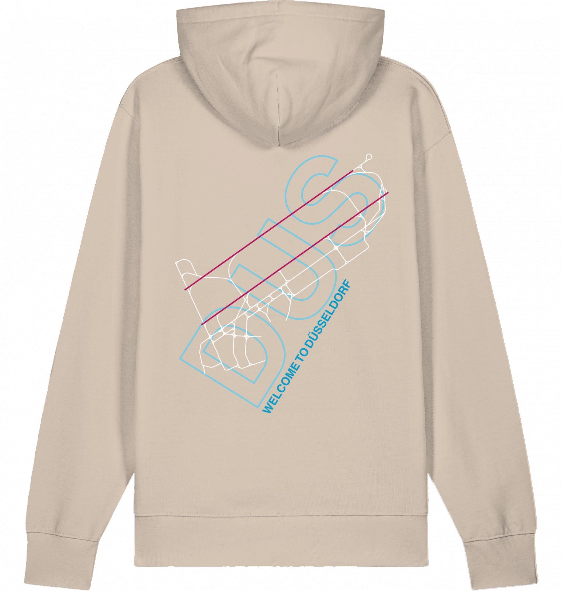 Aviation Düsseldorf DUS Airport Hoodie 2.0 Desert Dust für Piloten, Crews, Kinder & Planespotter made by SUPERSONIC aero 4U