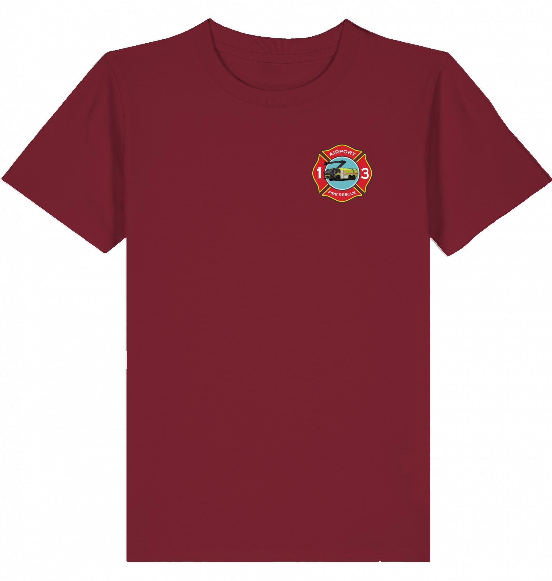 Aviation Kids Aviation T-Shirt "Airport Rescue Fire Fighting ARFF" 2.0 für Piloten, Crews, Kinder & Planespotter made by SUPERSONIC aero 4U