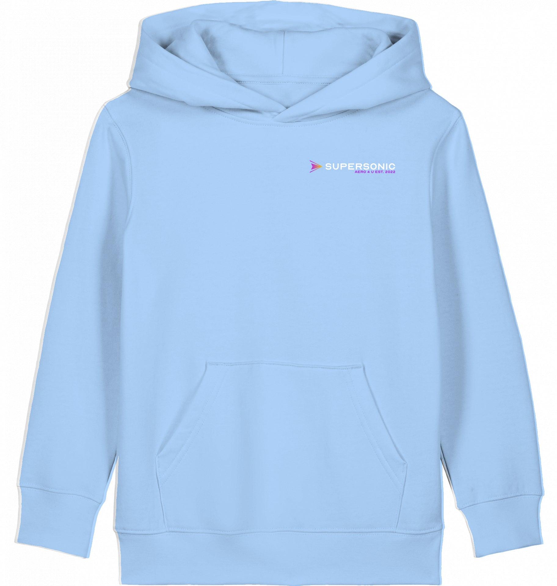 Aviation Kids Aviation Hoodie "Airbus A380 Flugzeug - Rainbow" für Piloten, Crews, Kinder & Planespotter made by SUPERSONIC aero 4U