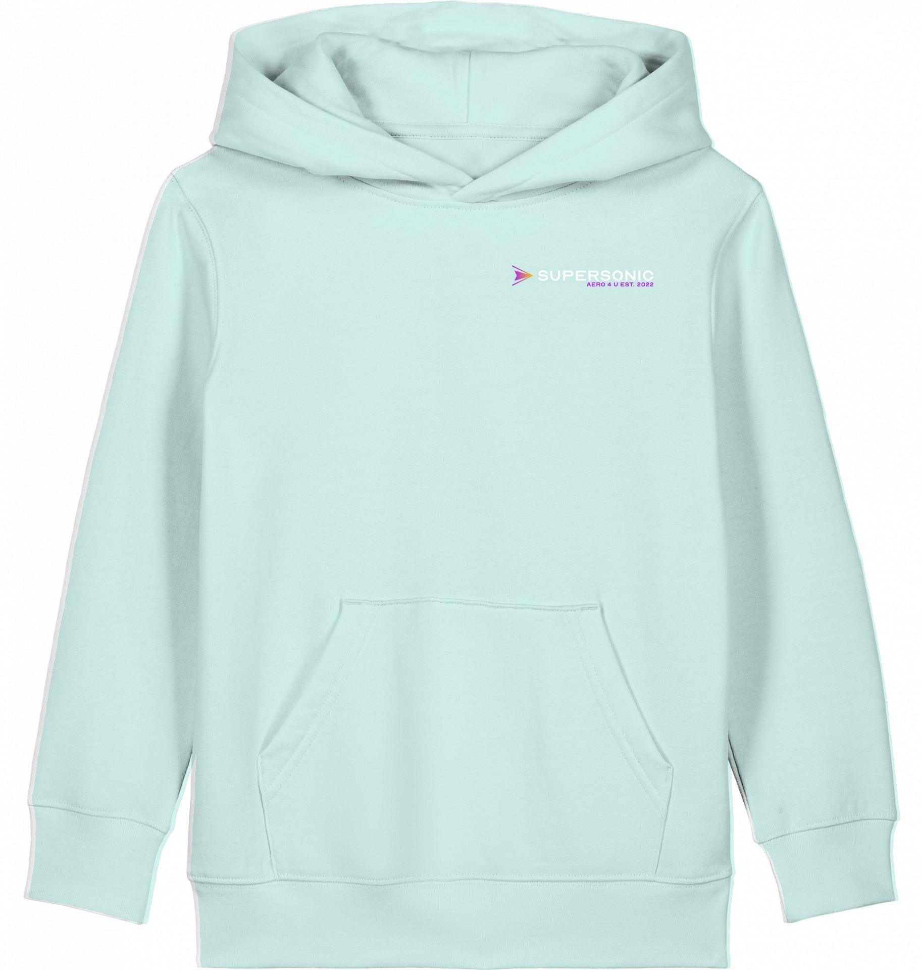 Aviation Kids Aviation Hoodie "Airbus A380 Flugzeug - Rainbow" für Piloten, Crews, Kinder & Planespotter made by SUPERSONIC aero 4U