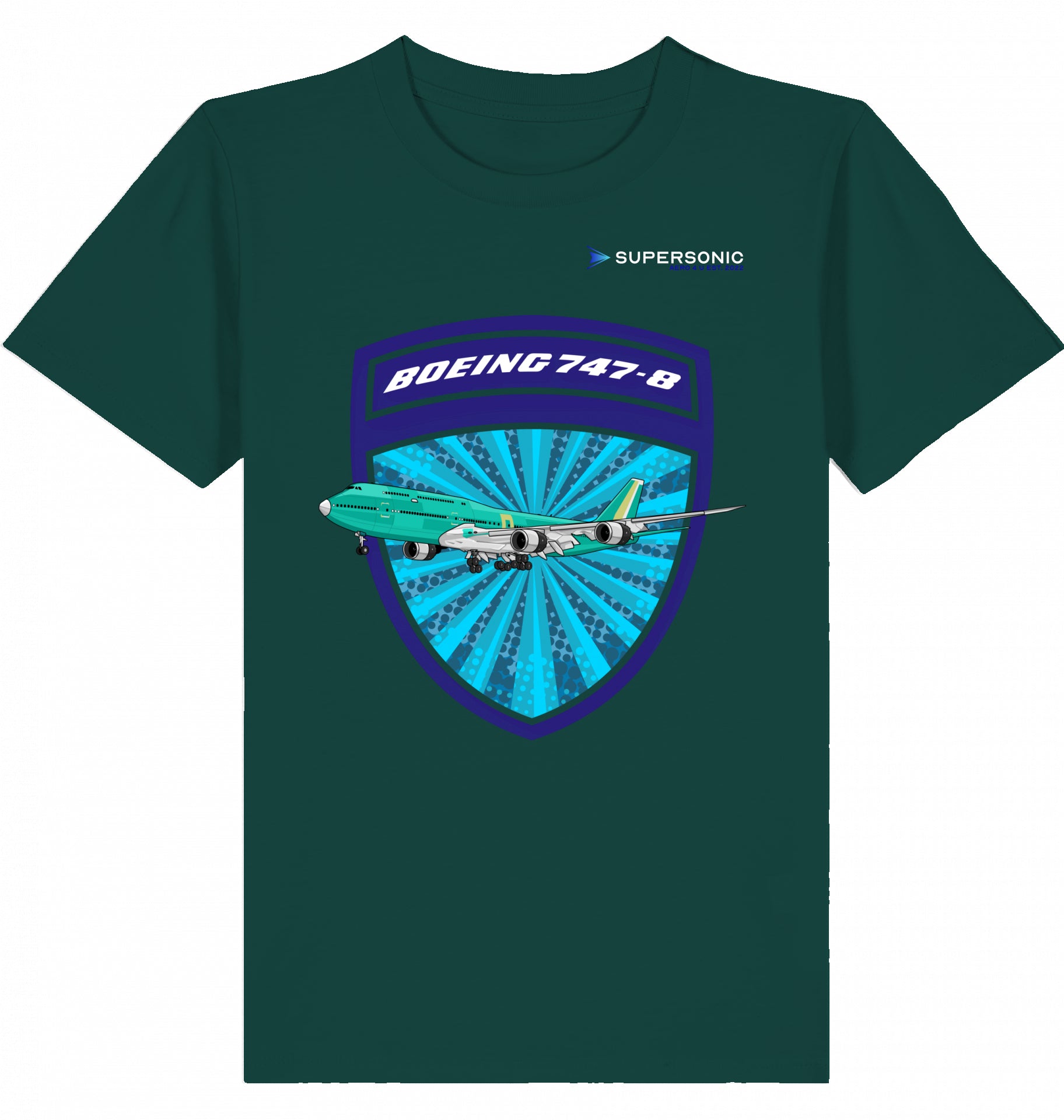 Boeing Kinder Tshirt, Boeing 747 Jumbojet Tshirt, Kids Tshirt Jumbojet, Kids Shirt 747-8