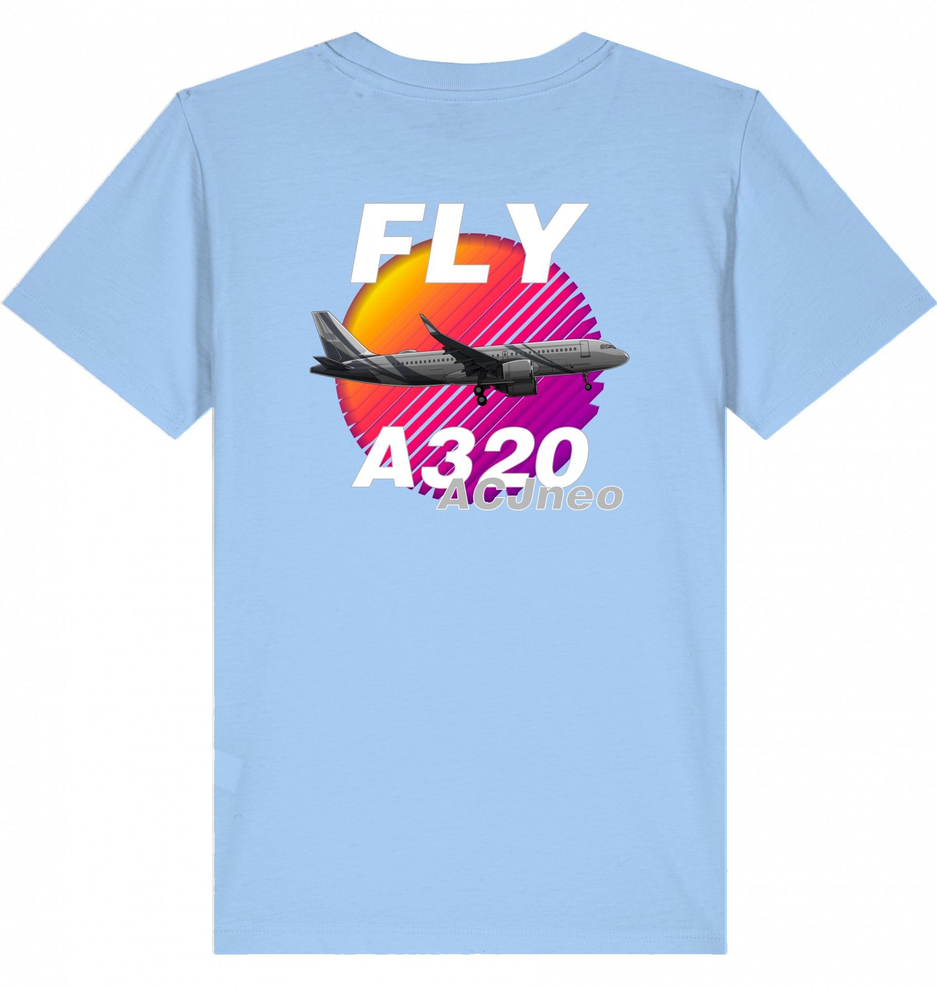 Airbus Tshirt Kinder, A320neo Tshirt Kinder, ACJ a320neo Tshirt Kids, Flugzeug Tshirt Airbus A320, Piloten Shirt für Kinder, Aircraft Tshirt Kinder