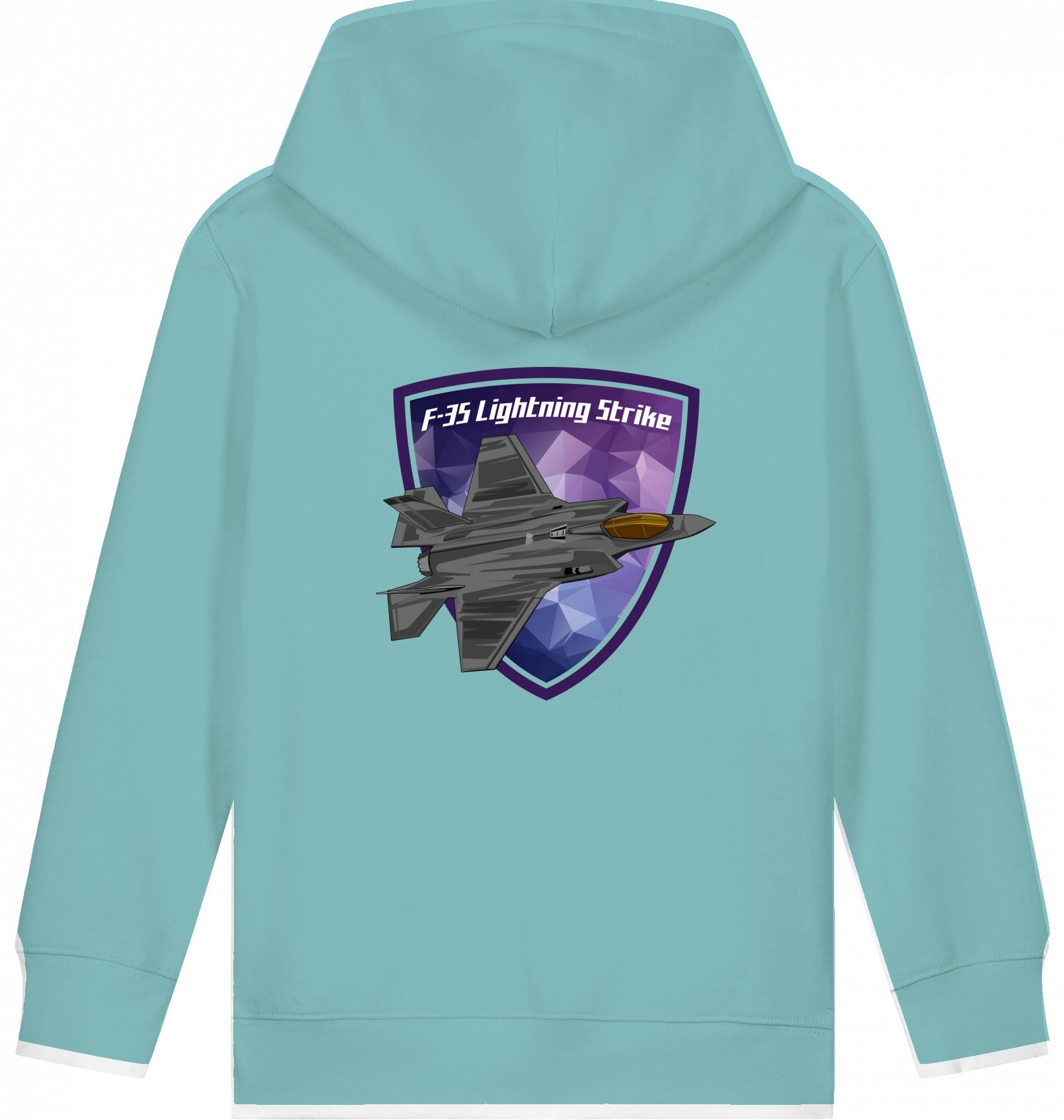 Aviation Kids Flugzeug Hoodie Lockheed Martin F-35 Lightning Strike für Piloten, Crews, Kinder & Planespotter made by SUPERSONIC aero 4U