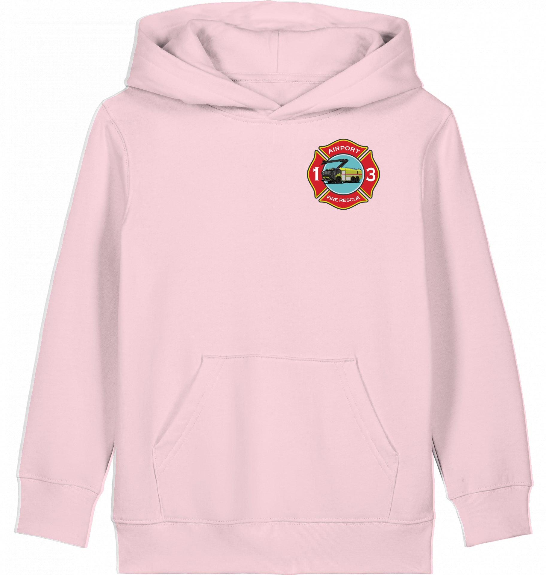 Aviation Kids Hoodie "Airport Rescue Fire Fighting ARFF - Crash Crew" für Piloten, Crews, Kinder & Planespotter made by SUPERSONIC aero 4U