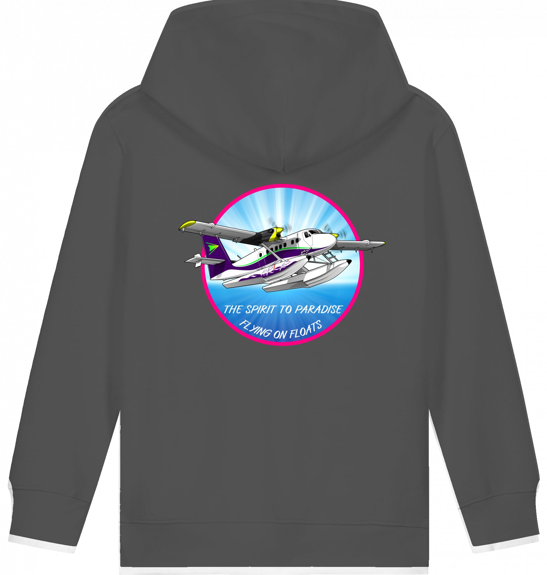 Aviation Kids Flugzeug Hoodie DHC-6 Twinotter in Paradise für Piloten, Crews, Kinder & Planespotter made by SUPERSONIC aero 4U