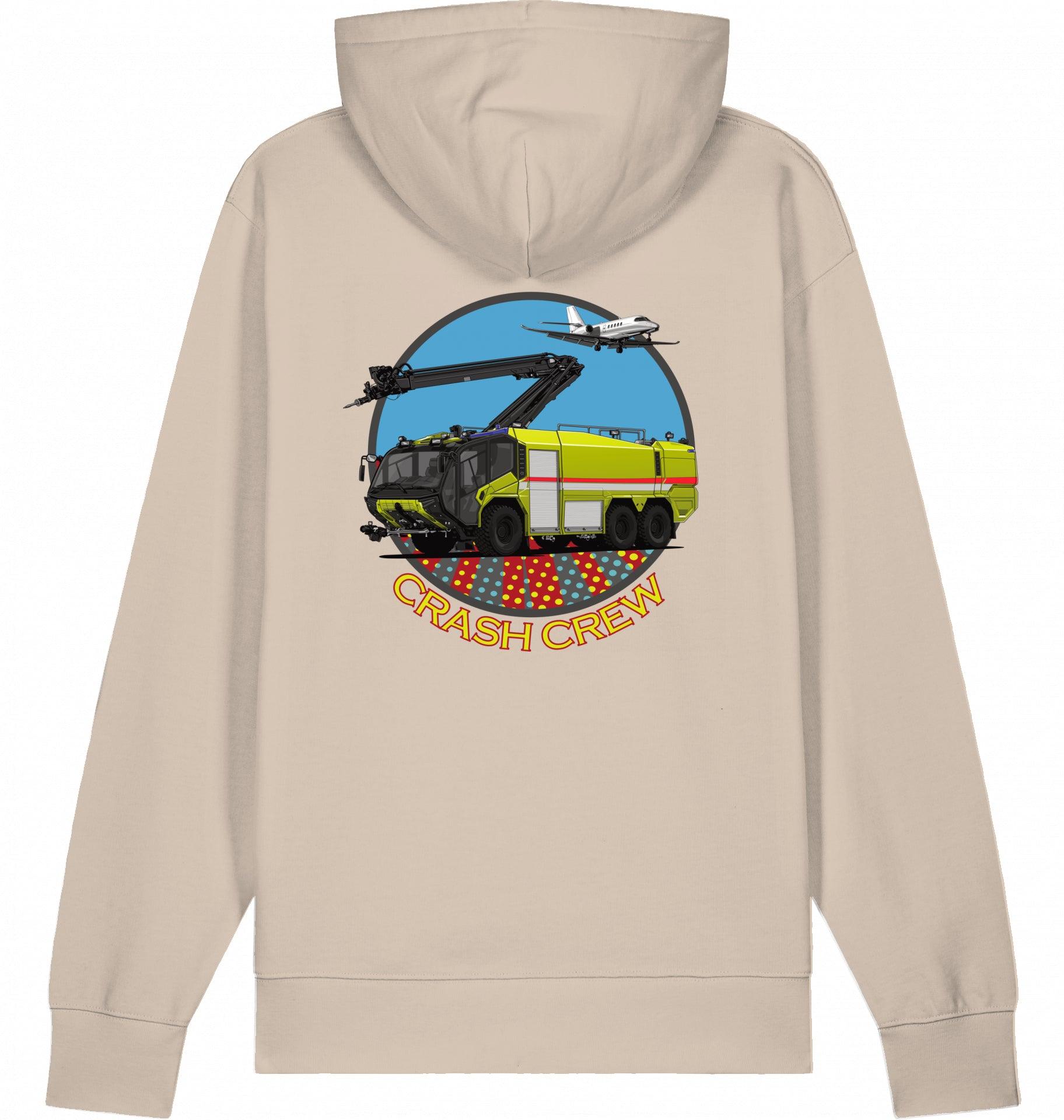 Aviation Airport Fire Rescue ARFF Crash Crew Hoodie Desert Dust für Piloten, Crews, Kinder & Planespotter made by SUPERSONIC aero 4U
