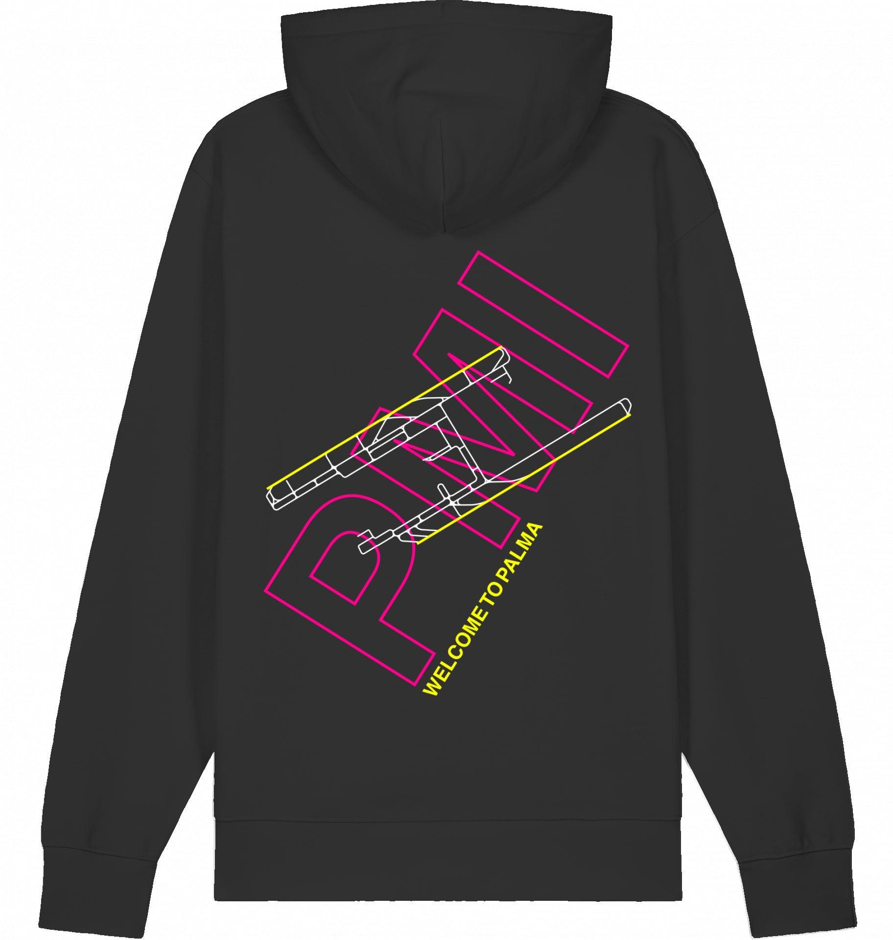 Aviation Palma de Mallorca PMI Airport Hoodie 2.0 Black für Piloten, Crews, Kinder & Planespotter made by SUPERSONIC aero 4U