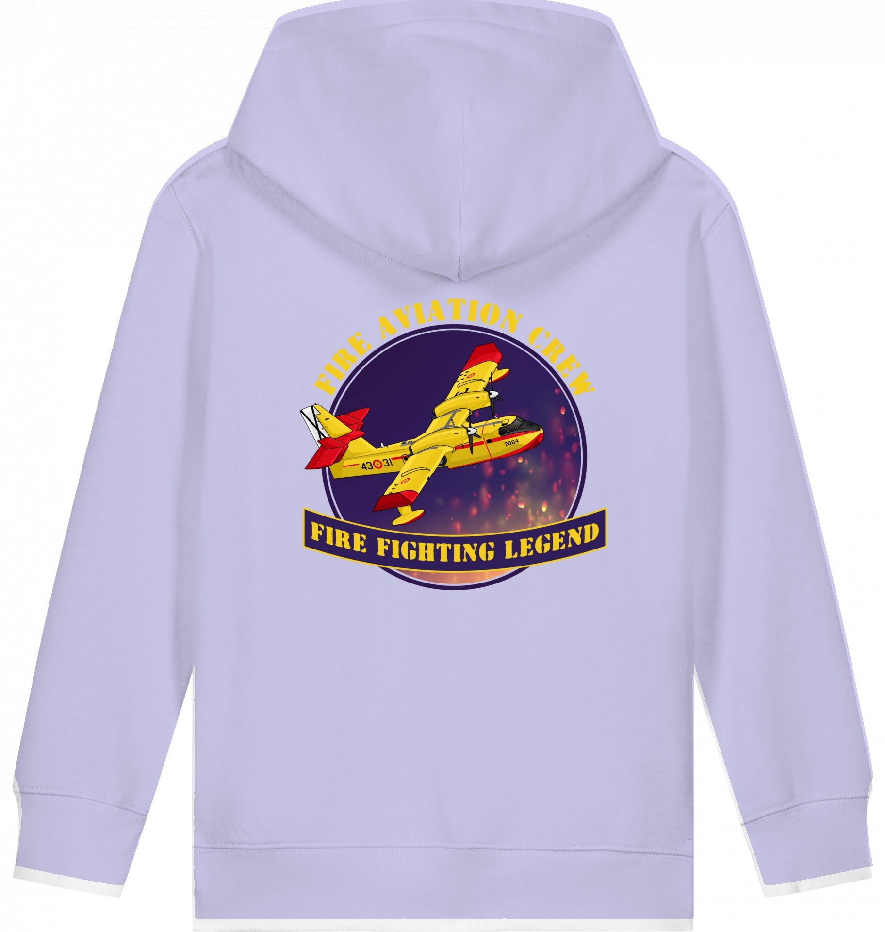 Aviation Kids Hoodie CL-412 Fire Fighting Legend für Piloten, Crews, Kinder & Planespotter made by SUPERSONIC aero 4U