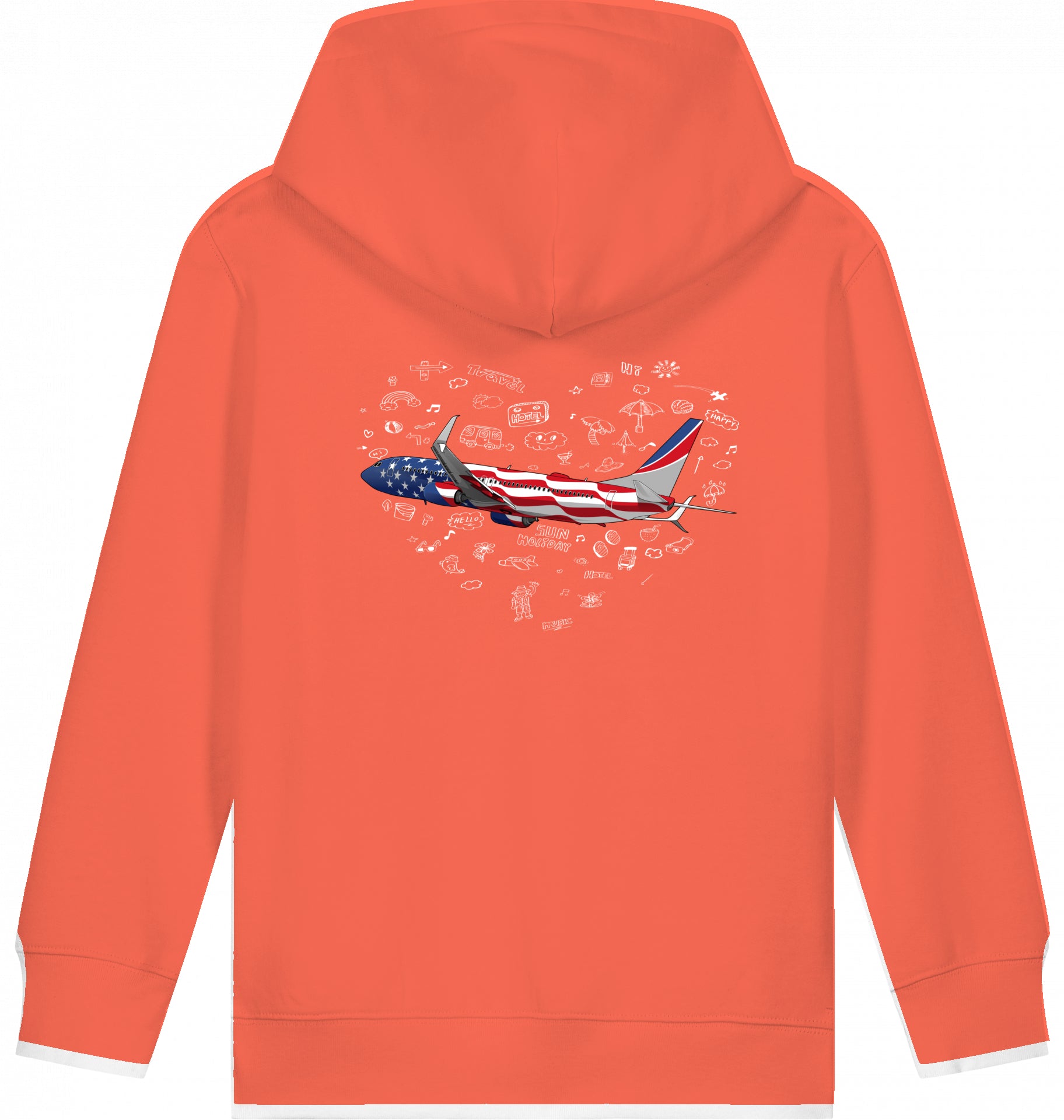 Kids Hoodie Boeing 737 Stars & Stripes