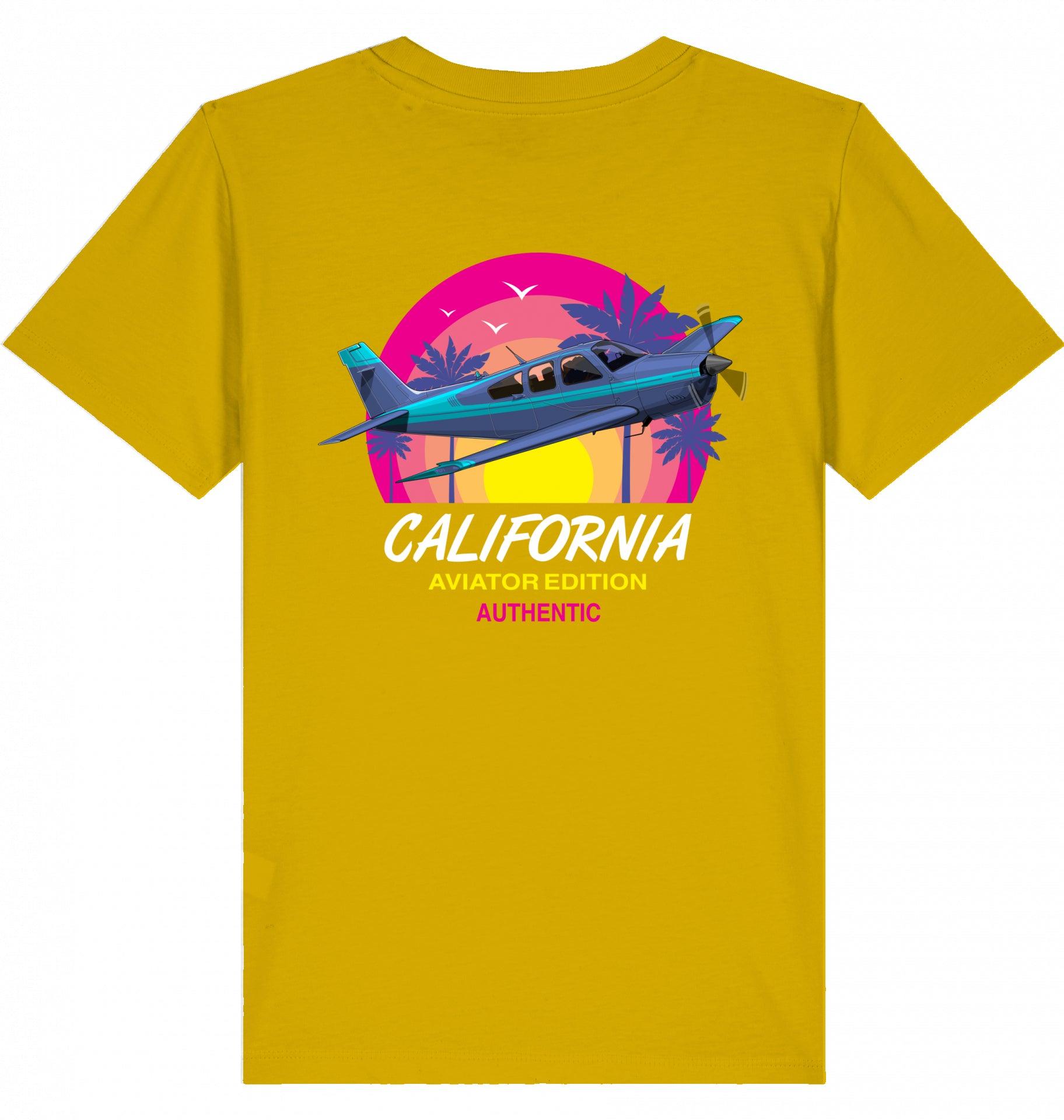 Flugzeug Tshirt Kinder, Mooney M20 Tshirt Kinder, Aviation Tshirt Kinder, California Aviation Tshirt