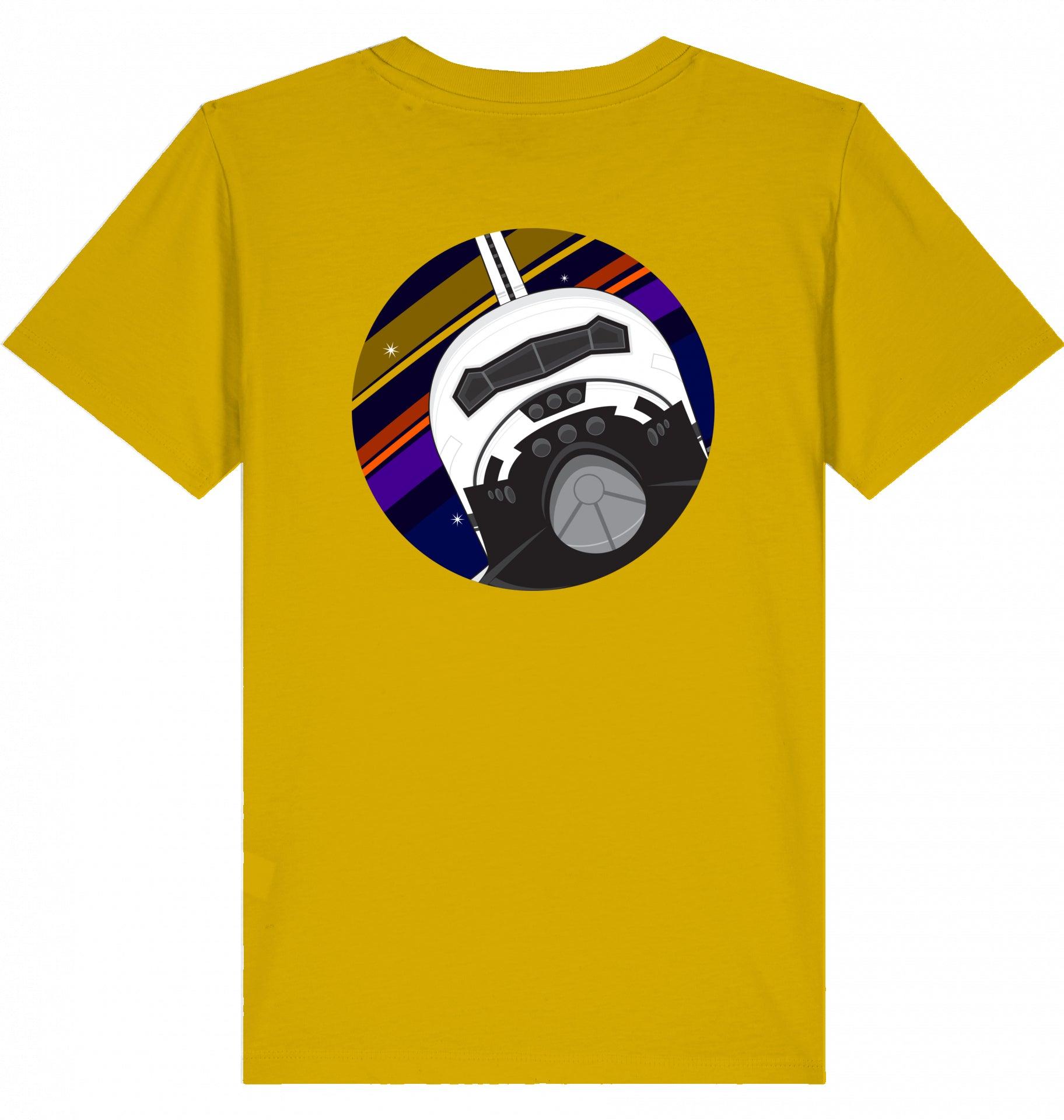 Aviation Kids Aviation T-Shirt "NASA Spaceshuttle Front" 2.0 Ochre für Piloten, Crews, Kinder & Planespotter made by SUPERSONIC aero 4U