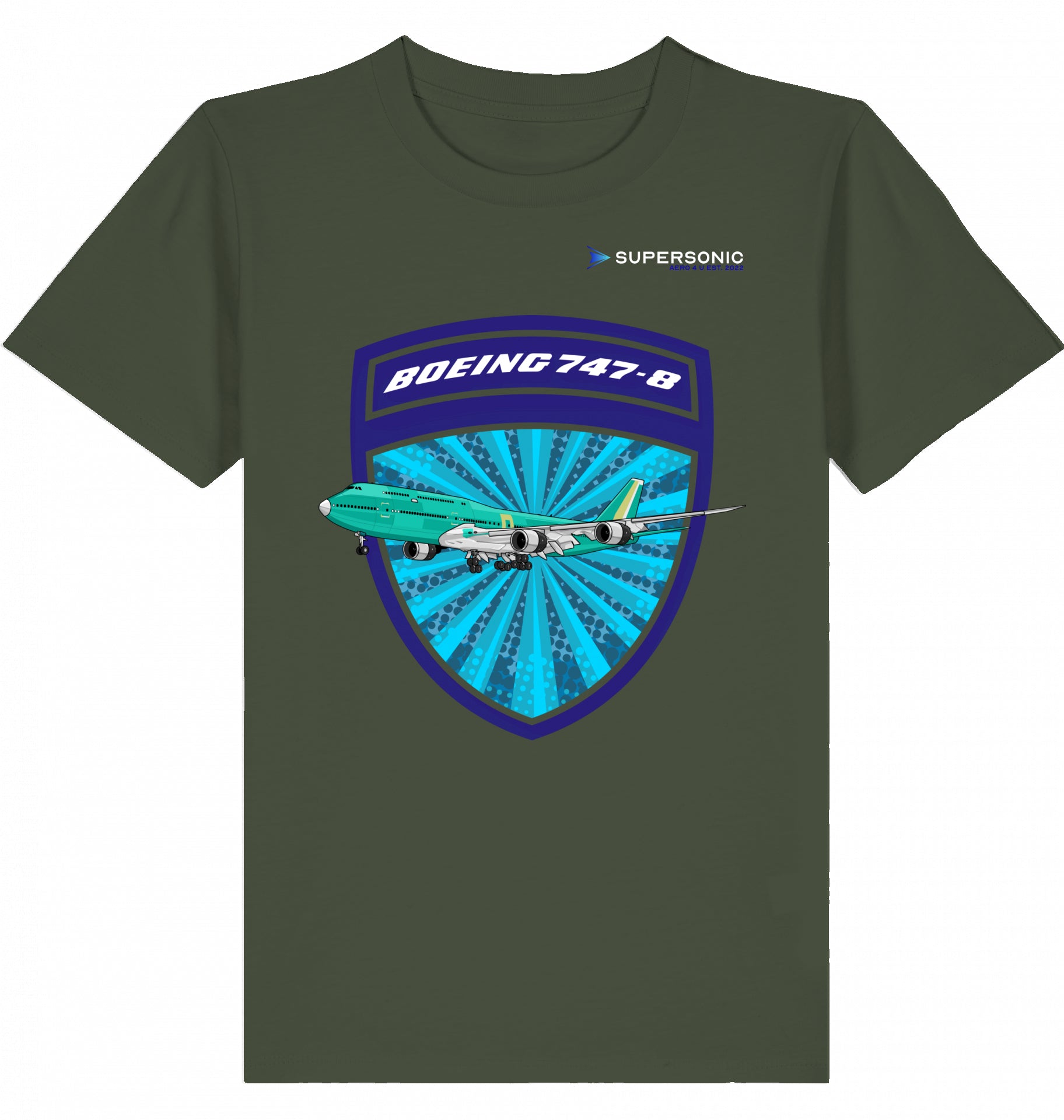 Boeing Kinder Tshirt, Boeing 747 Jumbojet Tshirt, Kids Tshirt Jumbojet, Kids Shirt 747-8