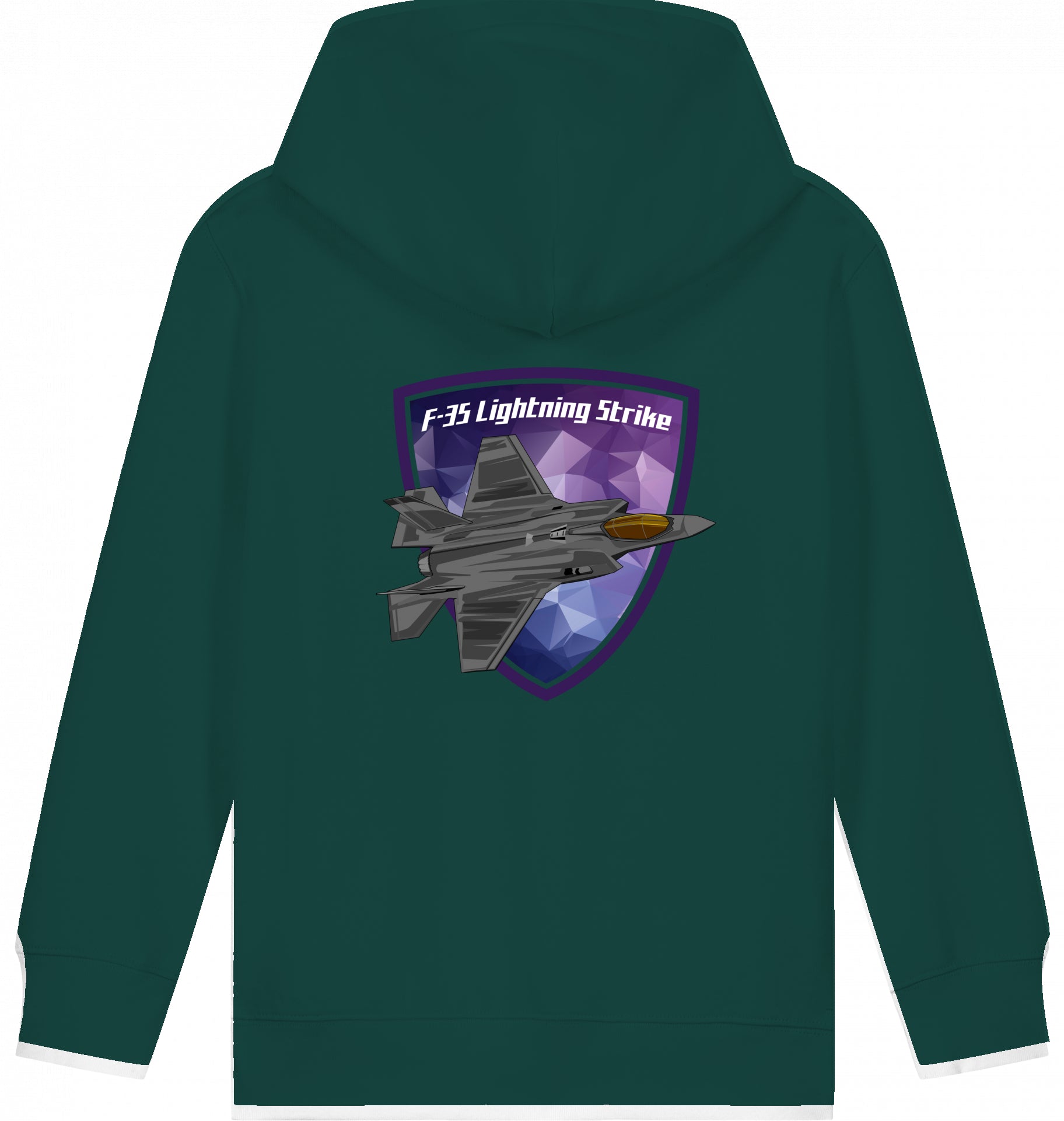 Aviation Kids Flugzeug Hoodie Lockheed Martin F-35 Lightning Strike für Piloten, Crews, Kinder & Planespotter made by SUPERSONIC aero 4U