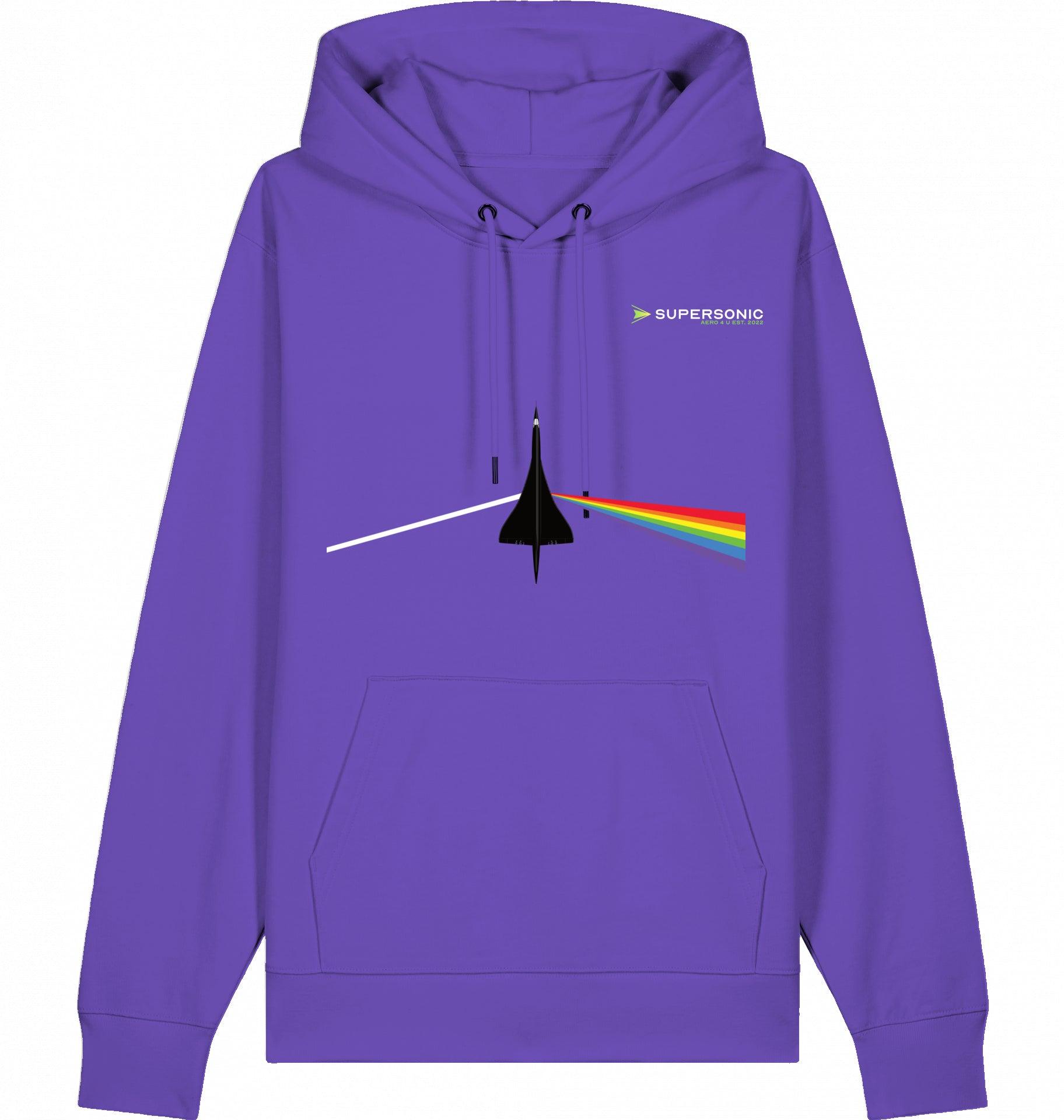 Aviation Dark Side of Supersonic - Concorde Flugzeug Hoodie Purple Love für Piloten, Crews, Kinder & Planespotter made by SUPERSONIC aero 4U