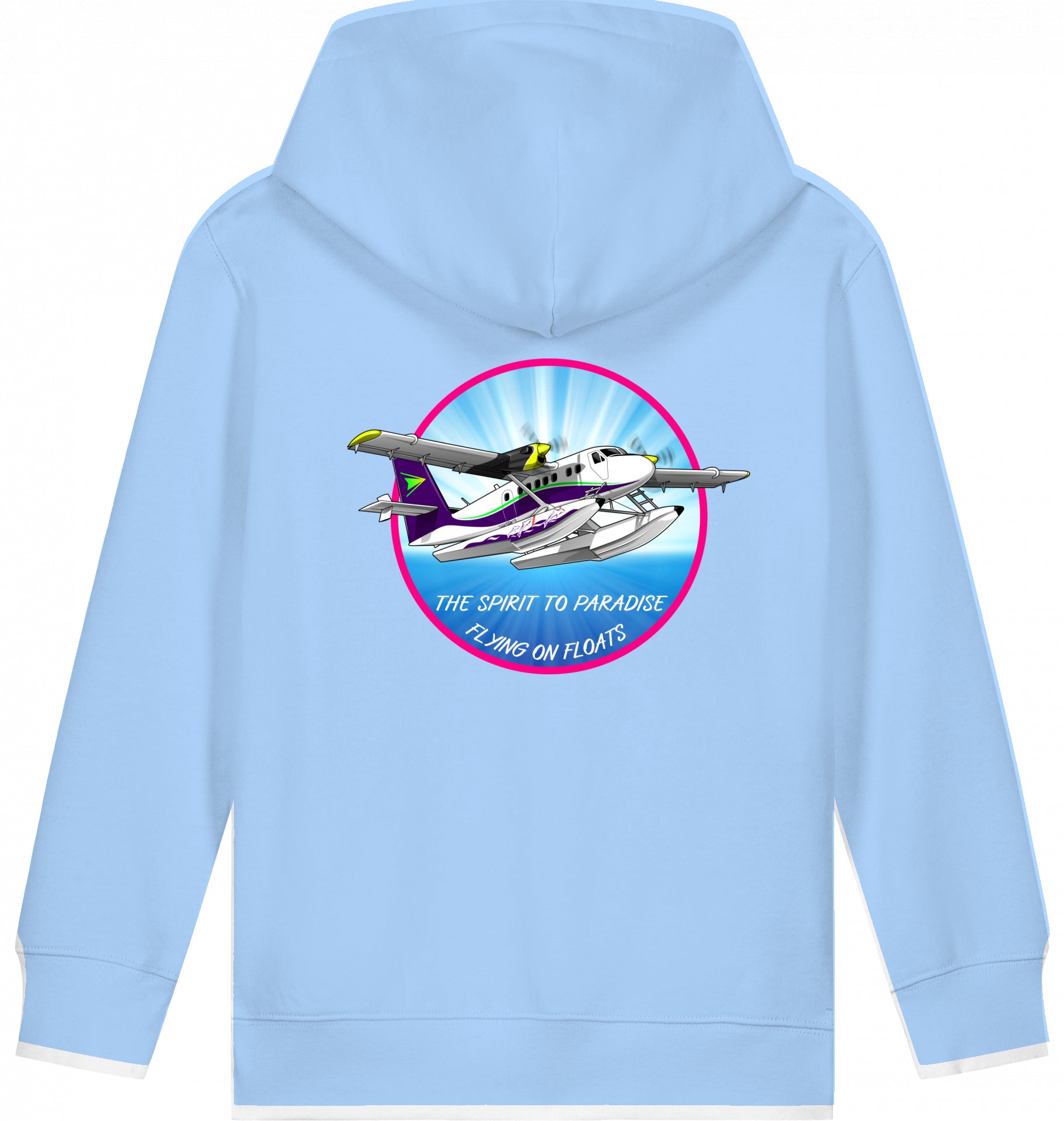 Kids Flugzeug Hoodie DHC-6 Twinotter in Paradise