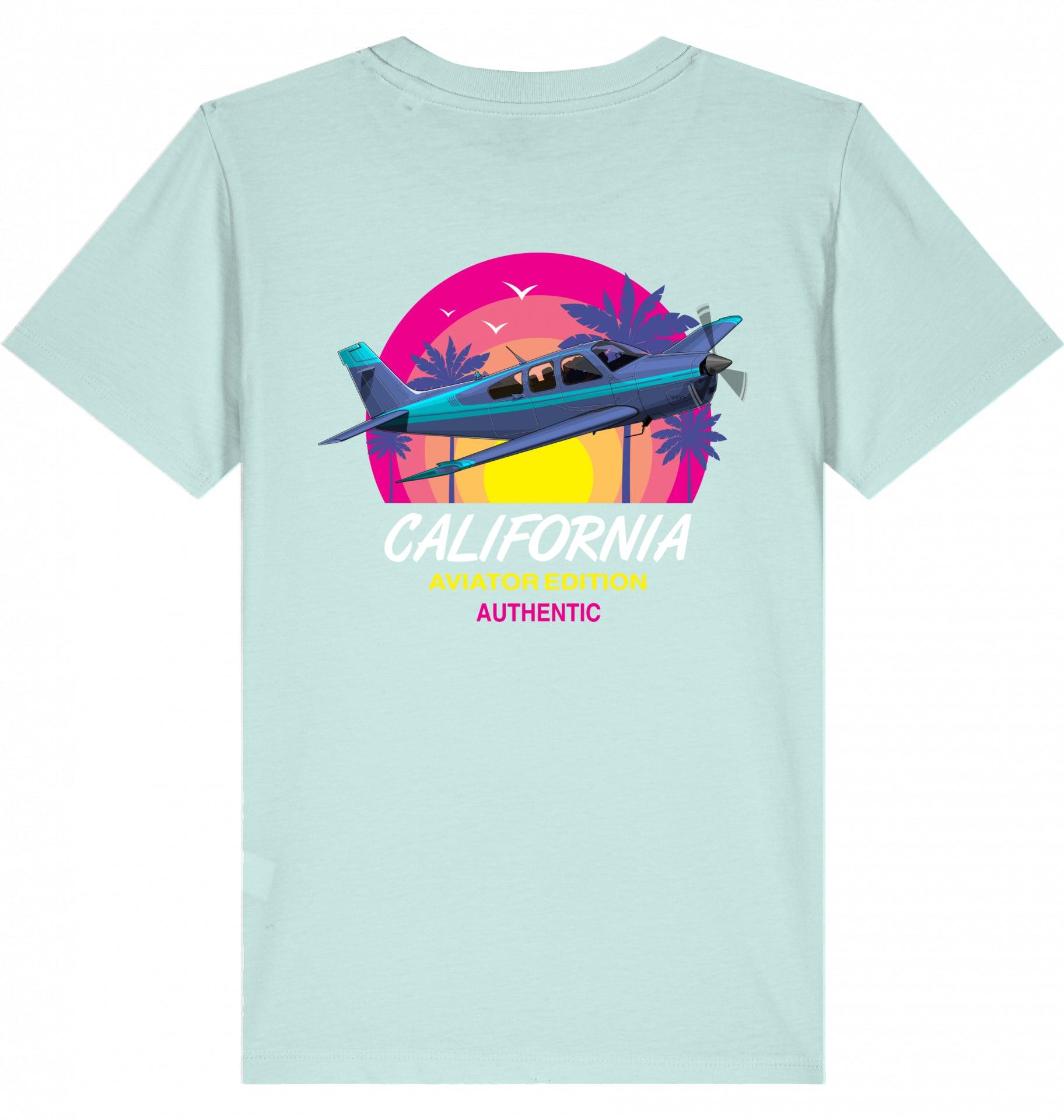 Flugzeug Tshirt Kinder, Mooney M20 Tshirt Kinder, Aviation Tshirt Kinder, California Aviation Tshirt