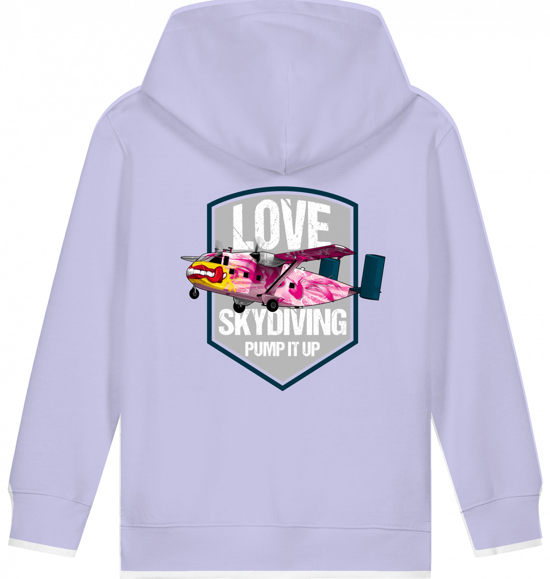 Kids Flugzeug Hoodie Short SC-7 Skyvan Sky Diving
