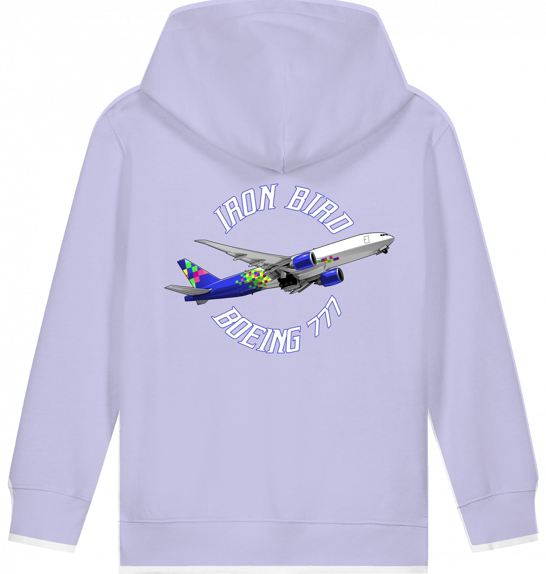 Aviation Kids Flugzeug Hoodie Boeing 777 Iron Bird für Piloten, Crews, Kinder & Planespotter made by SUPERSONIC aero 4U
