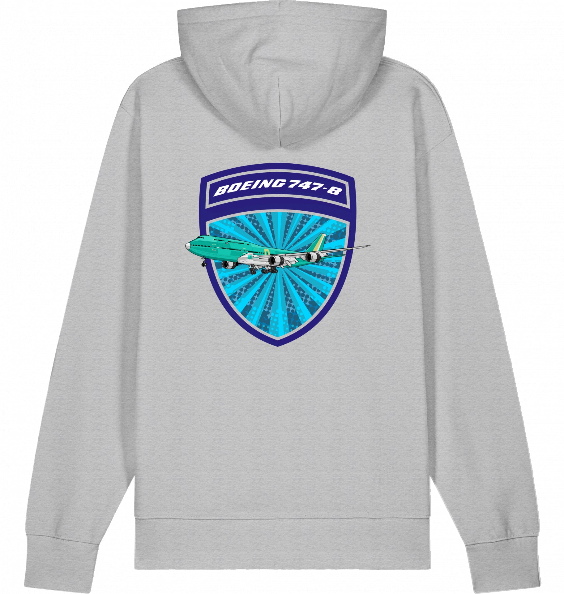 Flugzeug Hoodie Boeing 747-8 Jumbojet