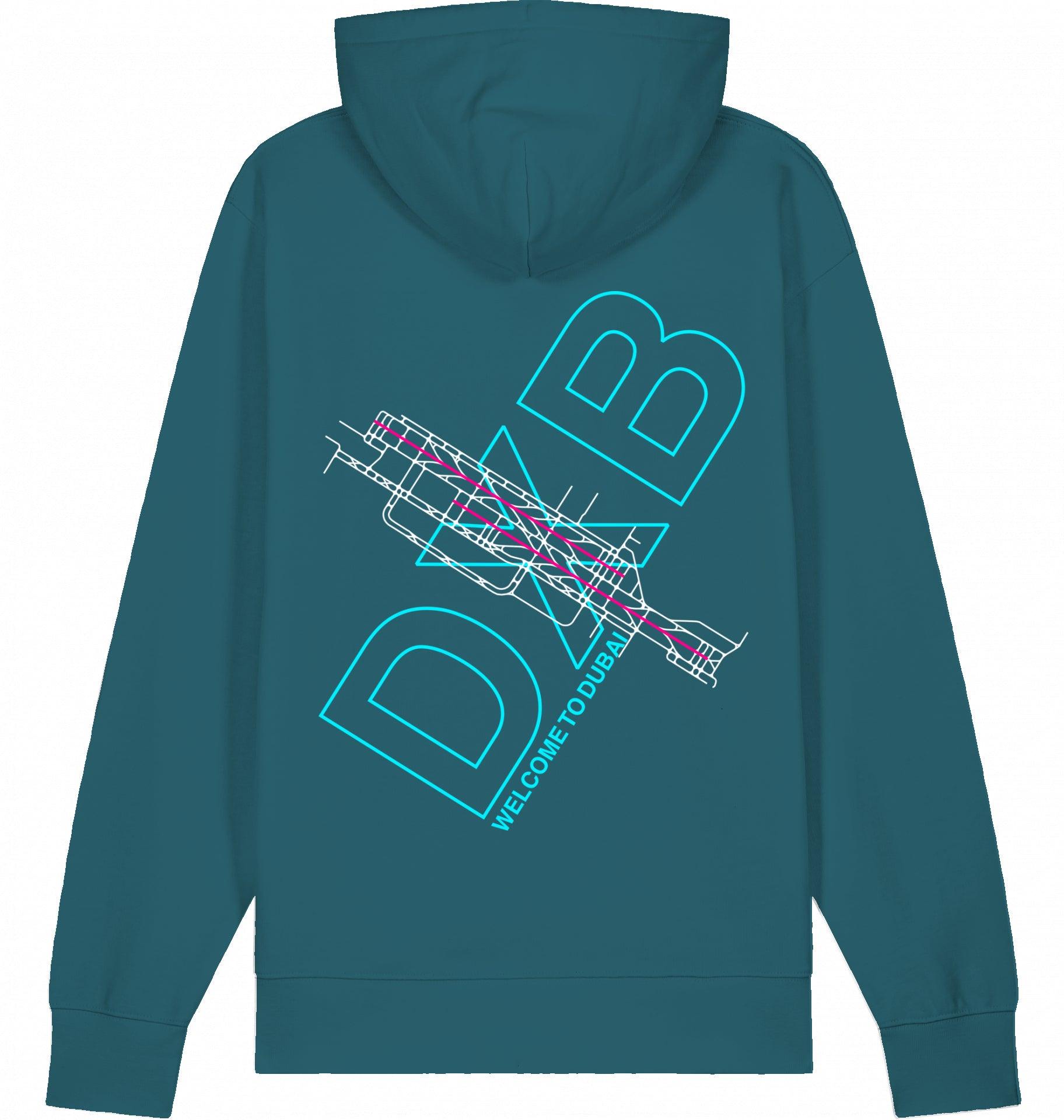 Aviation Dubai DXB Airport Hoodie 2.0 Stargazer für Piloten, Crews, Kinder & Planespotter made by SUPERSONIC aero 4U