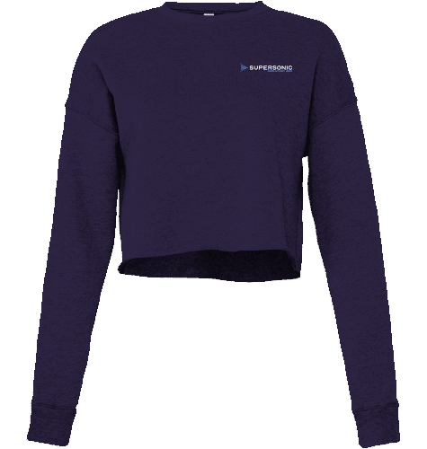 Aviation Cropped Sweater I Jet and Fun für Piloten, Crews, Kinder & Planespotter made by SUPERSONIC aero 4U