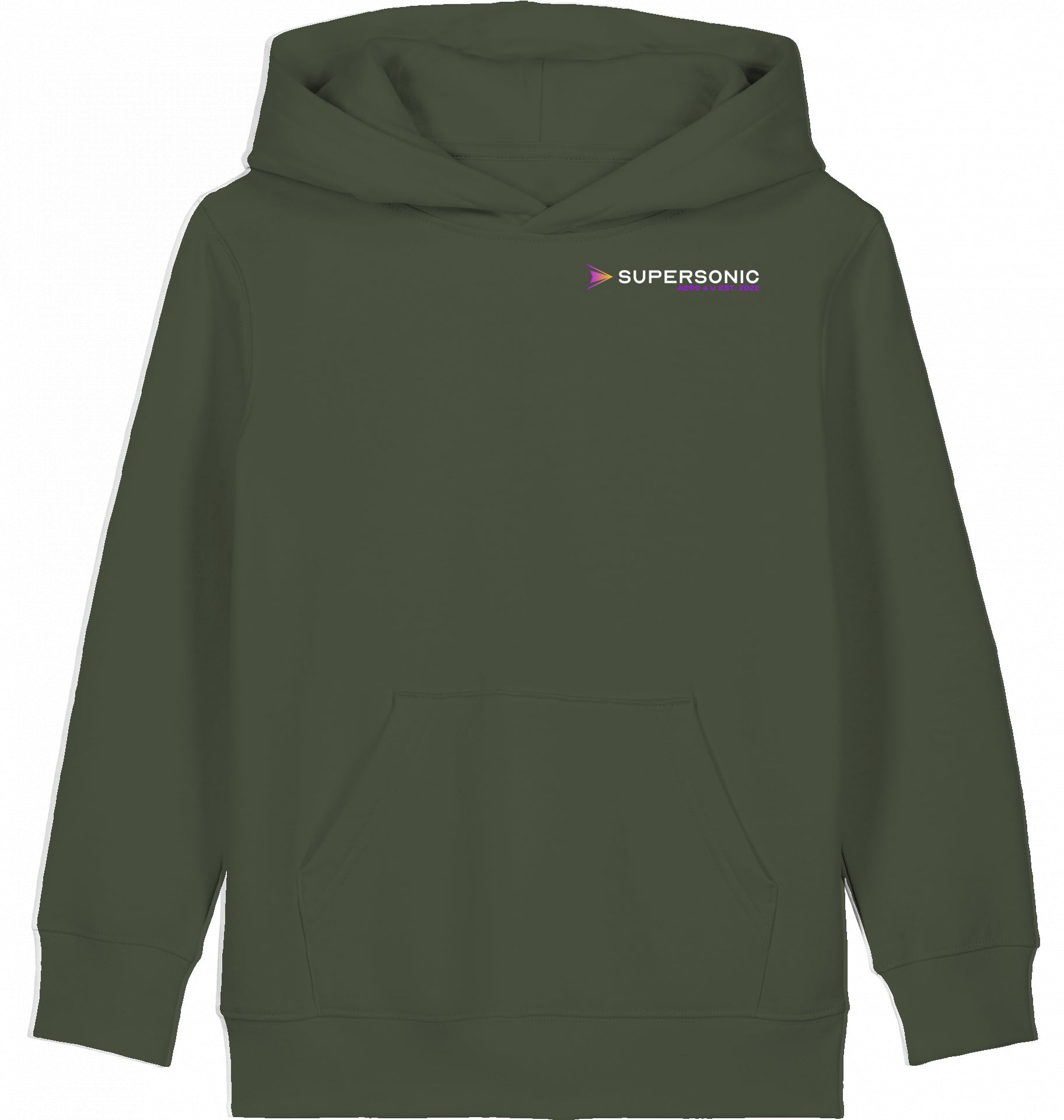Aviation Kids Flugzeug Hoodie Northrop B2 Spirit Silent Hunter Khaki für Piloten, Crews, Kinder & Planespotter made by SUPERSONIC aero 4U