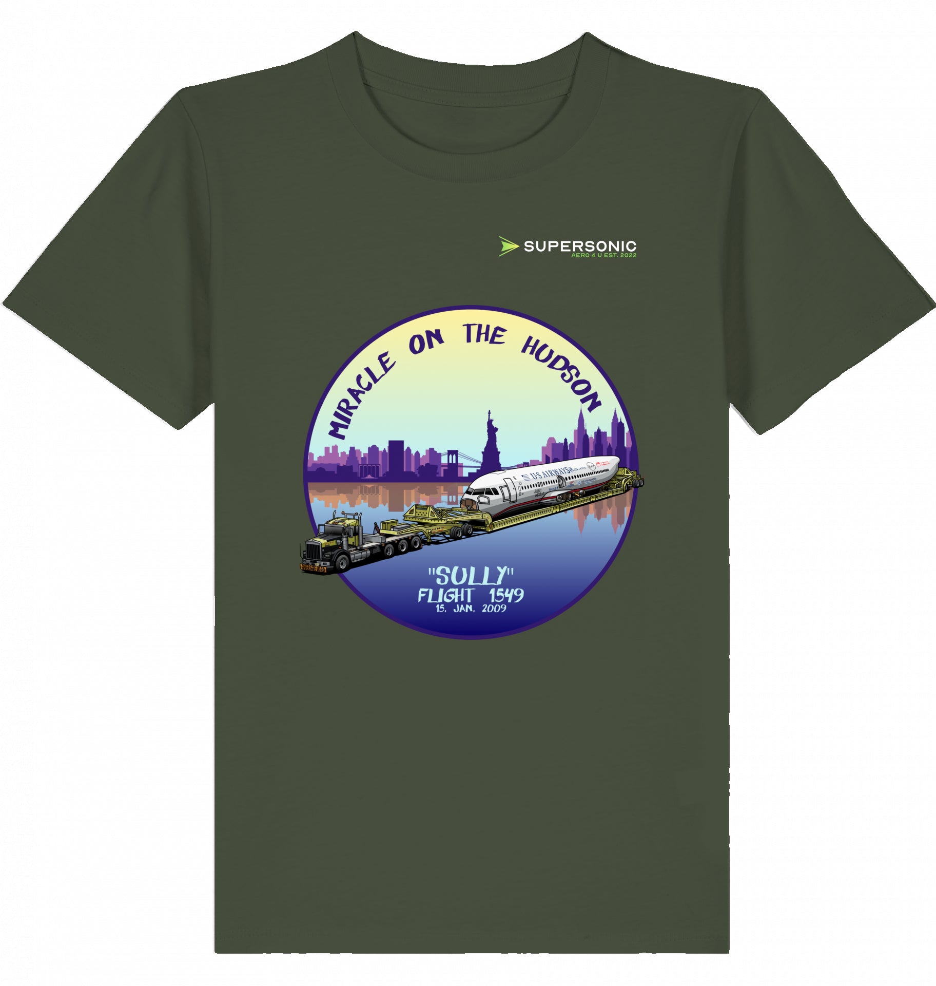 Airbus Tshirt Kinder, Airbus A320 Tshirt Kids, Captain Sullenberger Tshirt, Sully Tshirt Kinder, Flight 1549 Tshirt